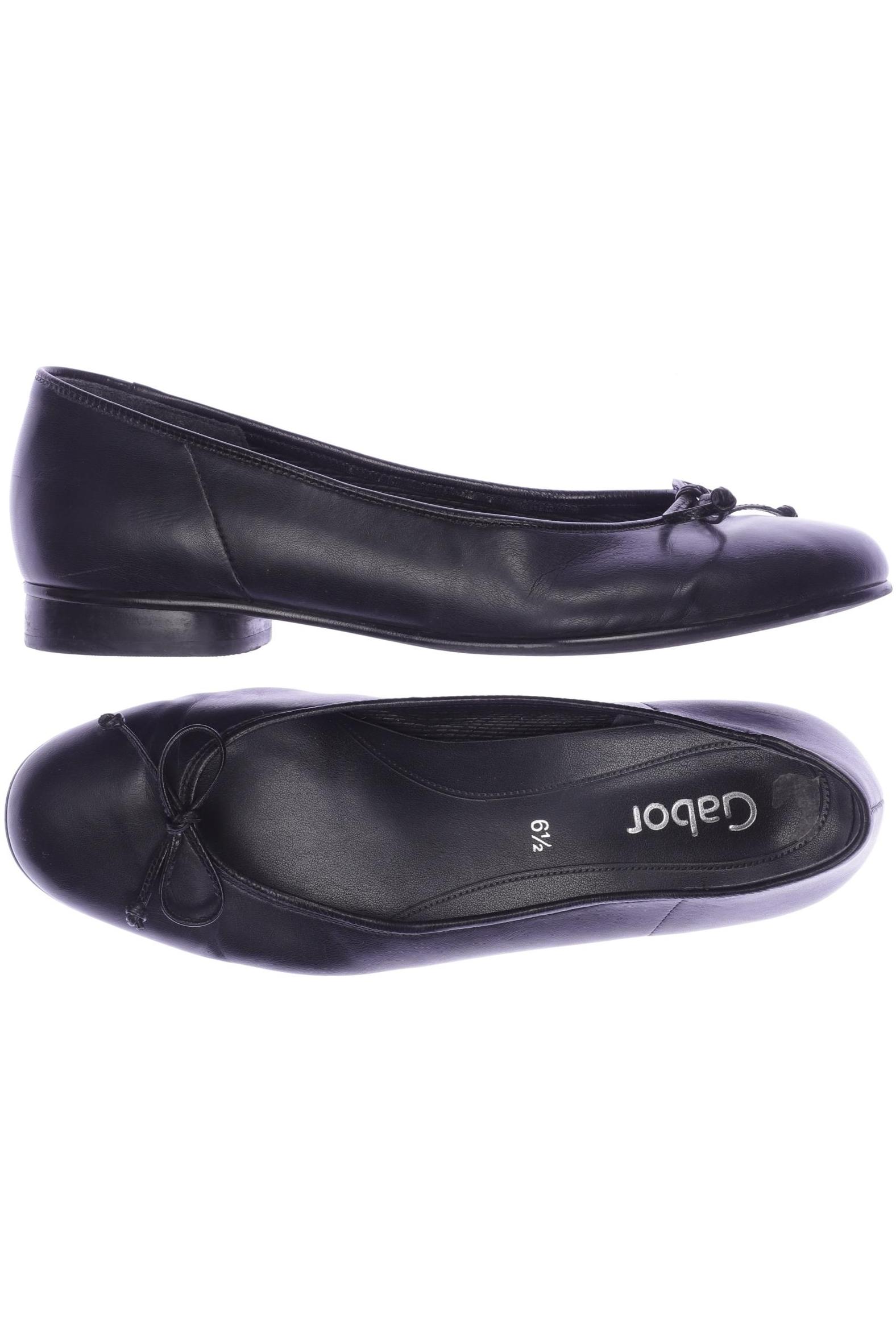 

Gabor Damen Ballerinas, schwarz, Gr. 6.5