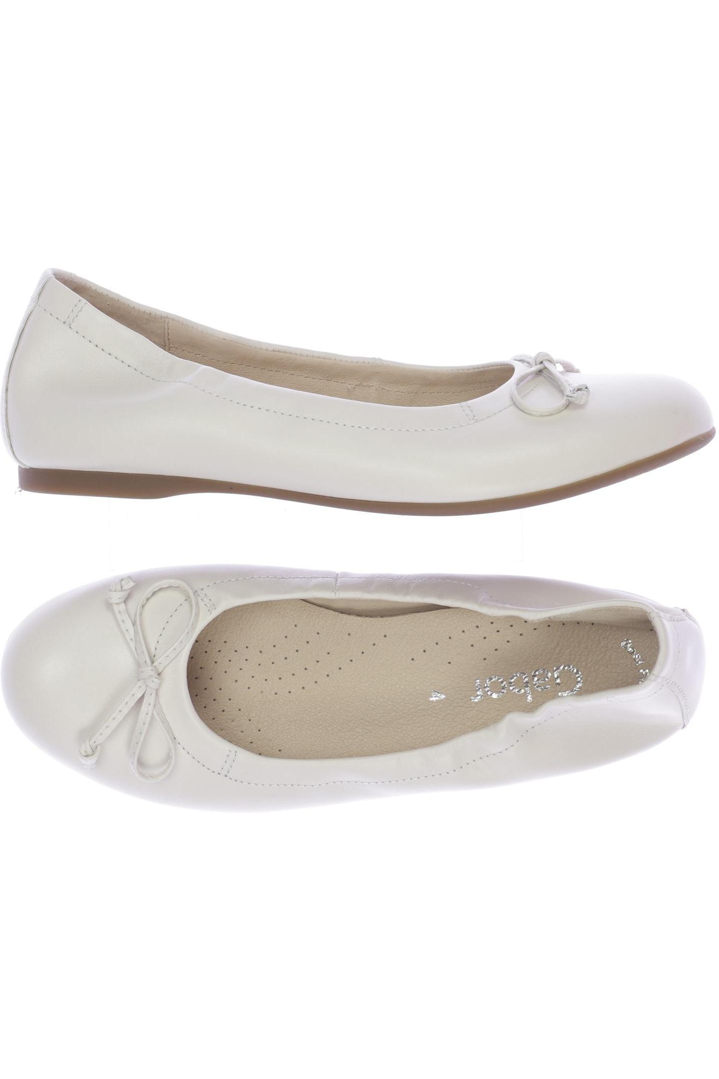

Gabor Damen Ballerinas, cremeweiß, Gr. 4