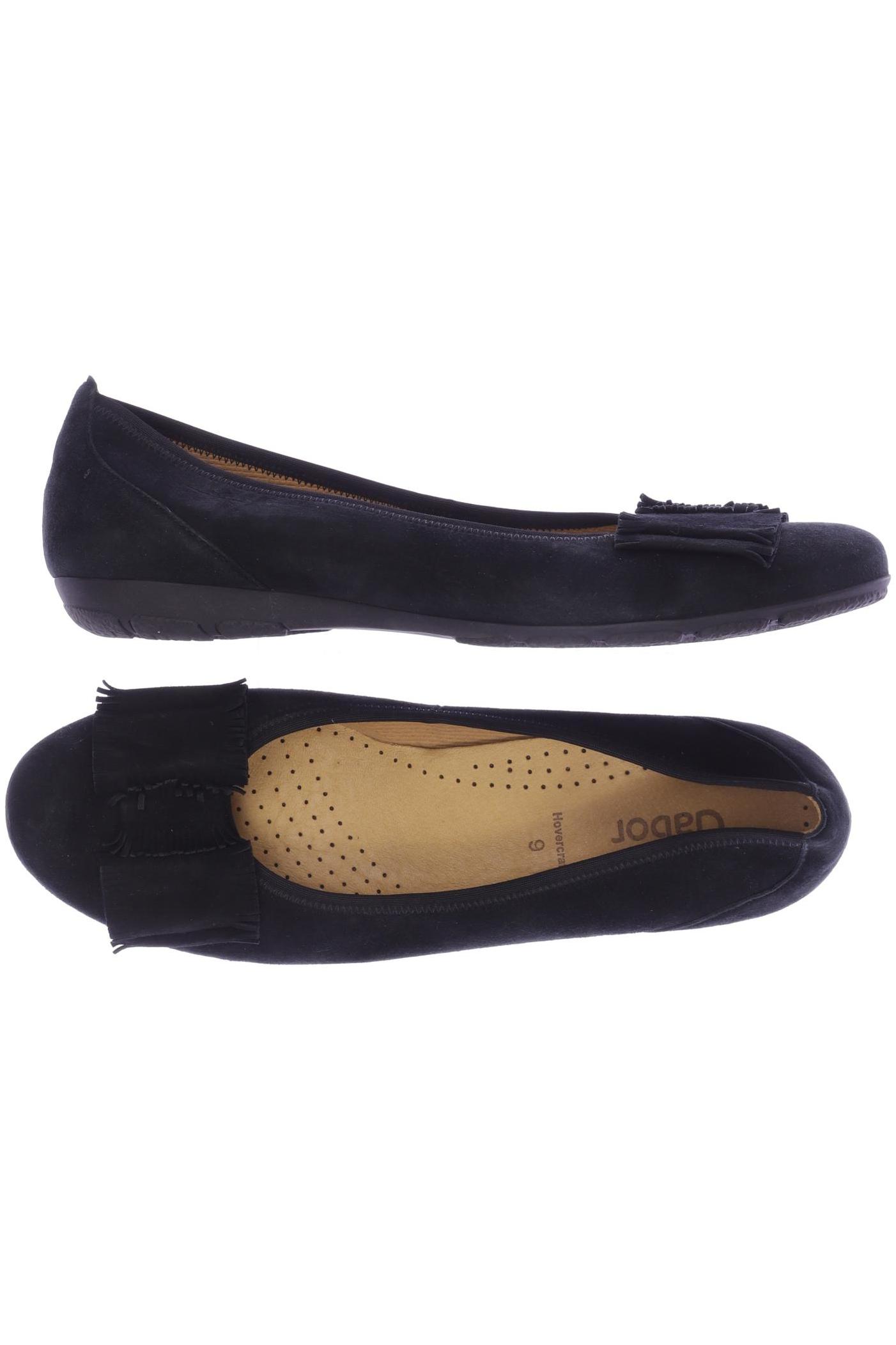 

Gabor Damen Ballerinas, schwarz, Gr. 9