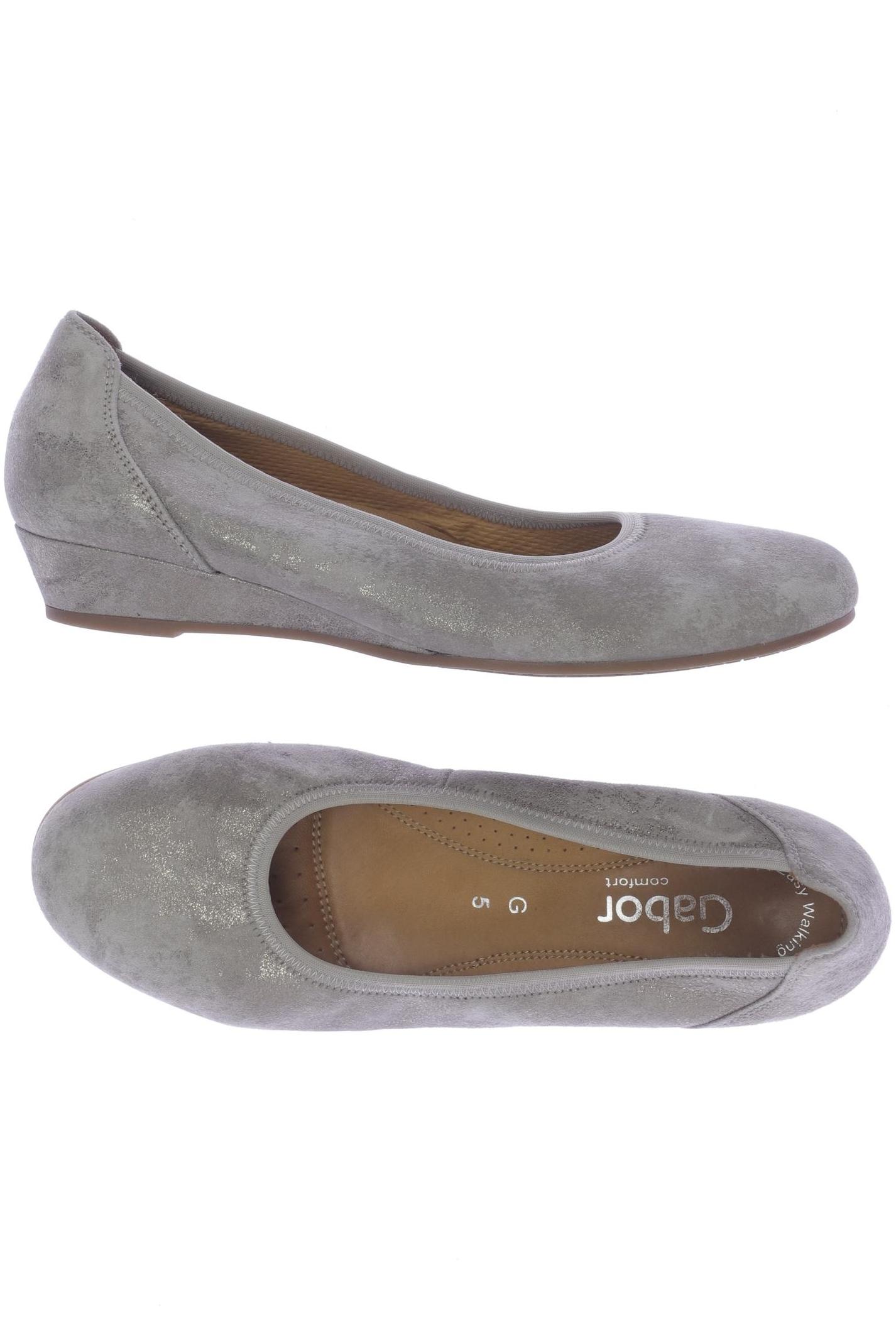 

Gabor Damen Ballerinas, grau, Gr. 5