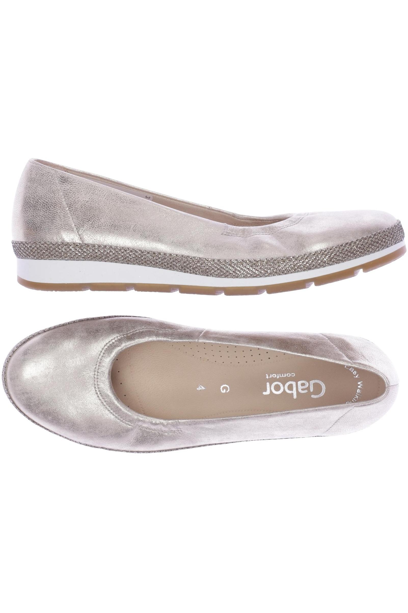 

Gabor Damen Ballerinas, gold, Gr. 4