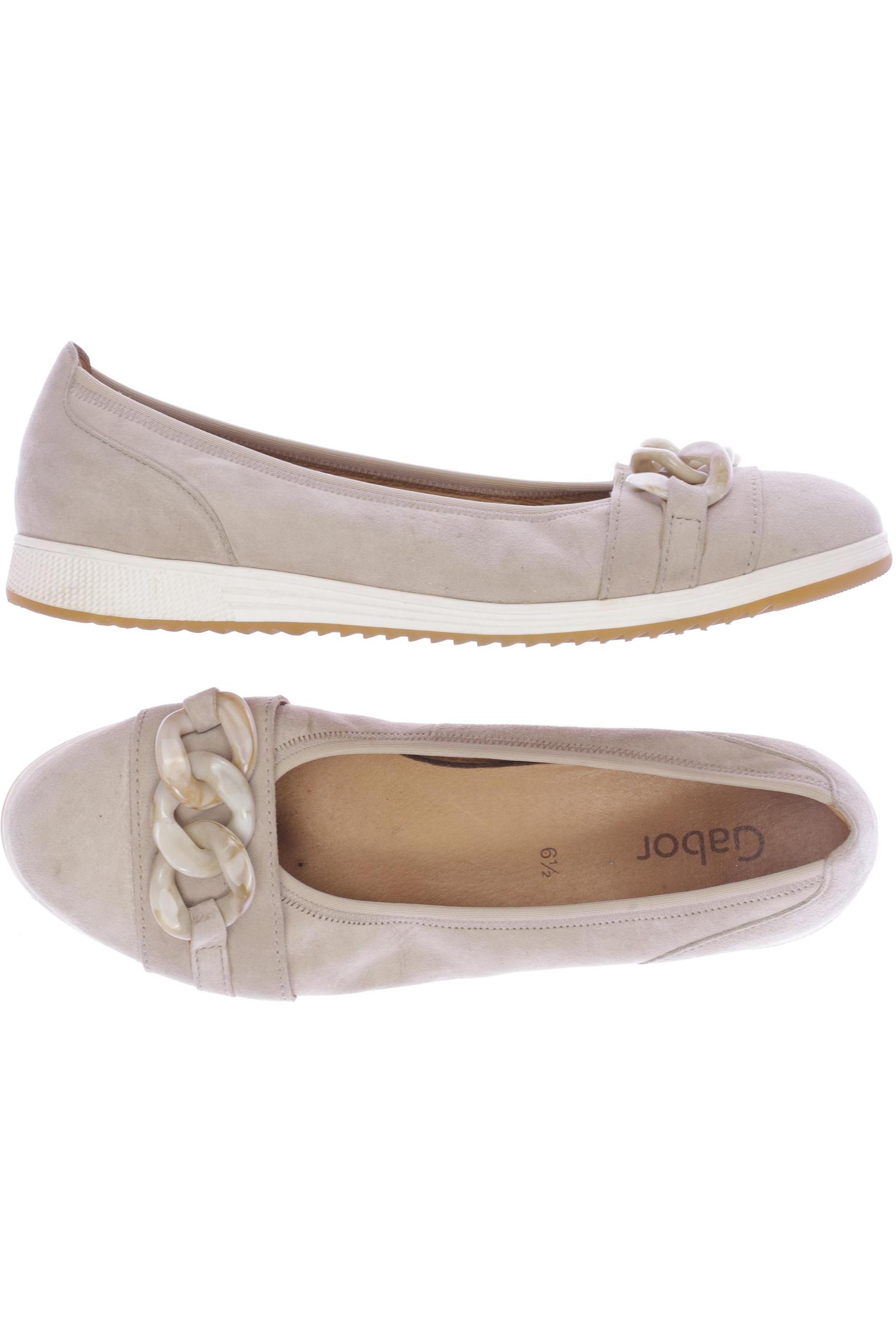 

Gabor Damen Ballerinas, beige, Gr. 6.5