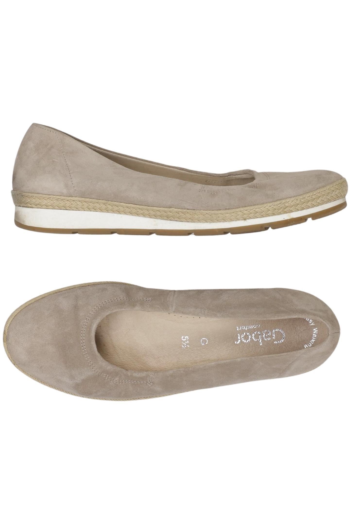 

Gabor Damen Ballerinas, beige, Gr. 5.5