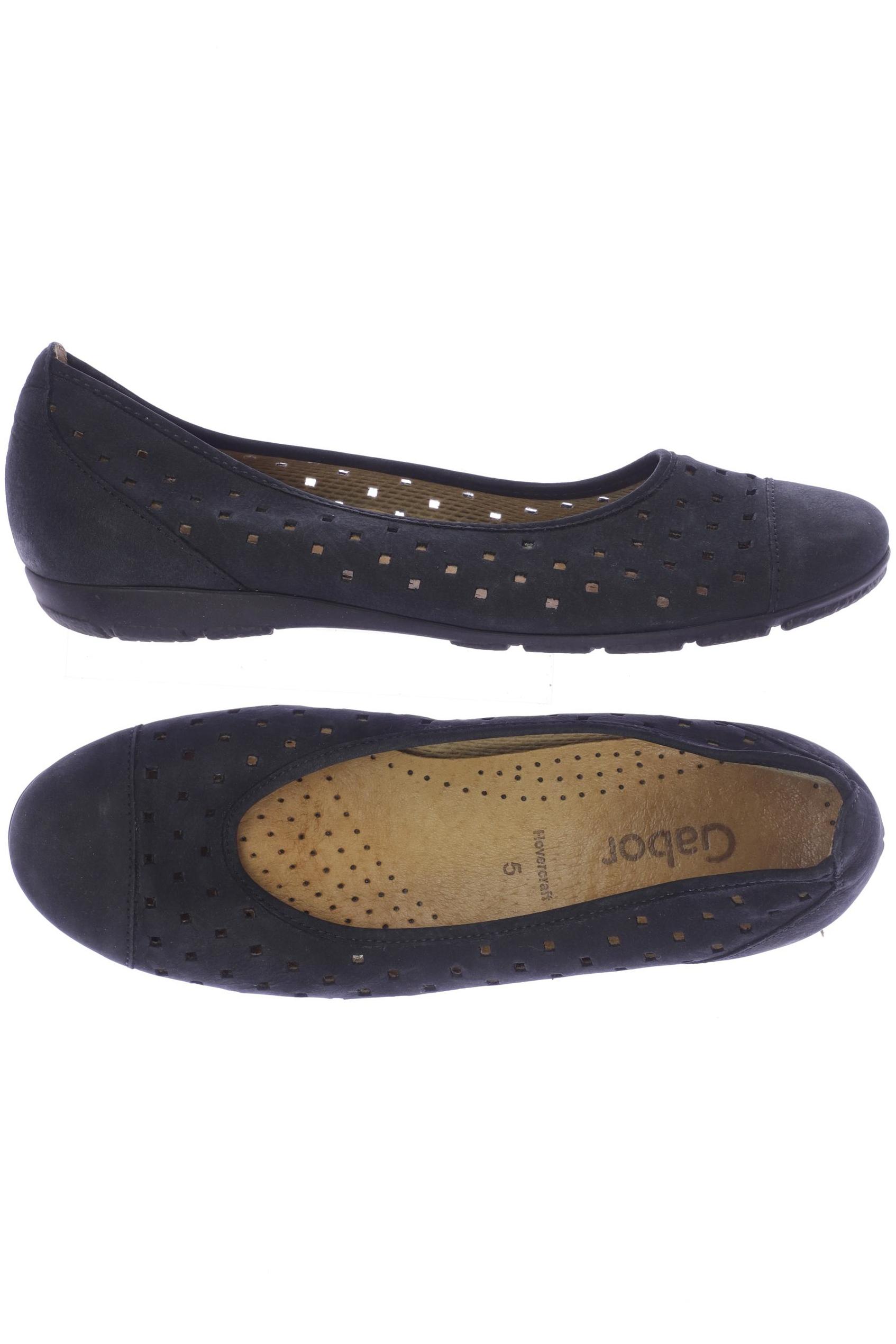 

Gabor Damen Ballerinas, marineblau, Gr. 5