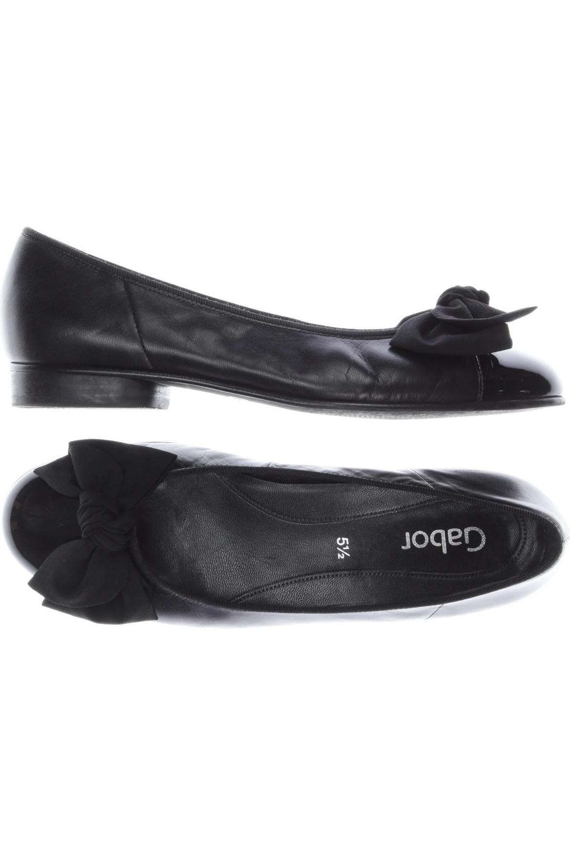 

Gabor Damen Ballerinas, schwarz, Gr. 5.5