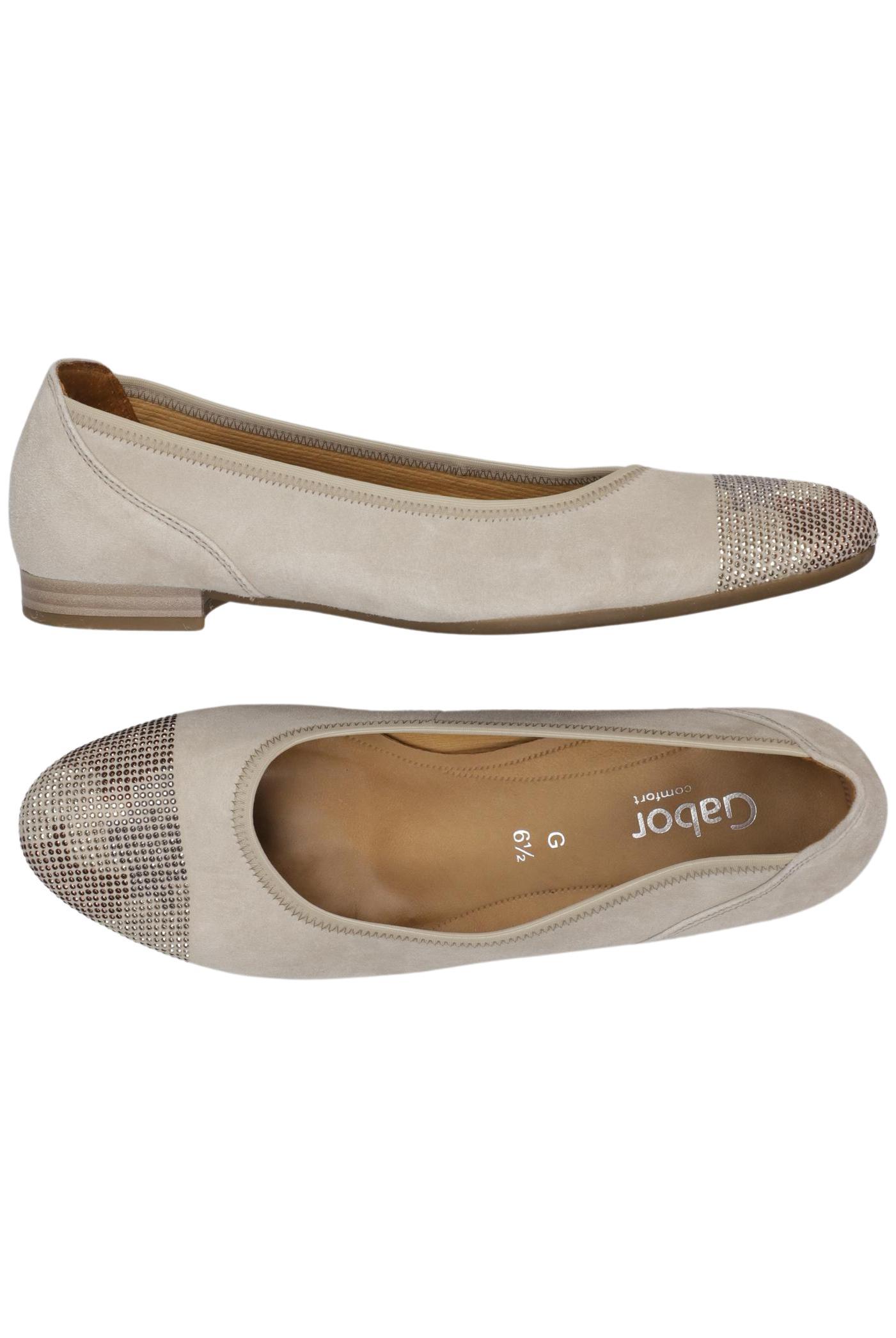 

Gabor Damen Ballerinas, beige, Gr. 6.5