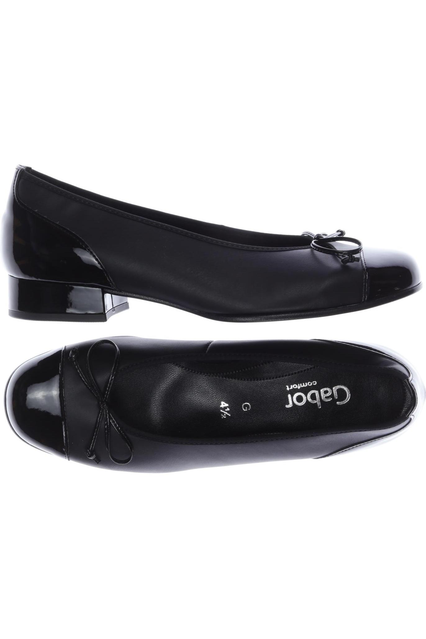 

Gabor Damen Ballerinas, schwarz, Gr. 4.5