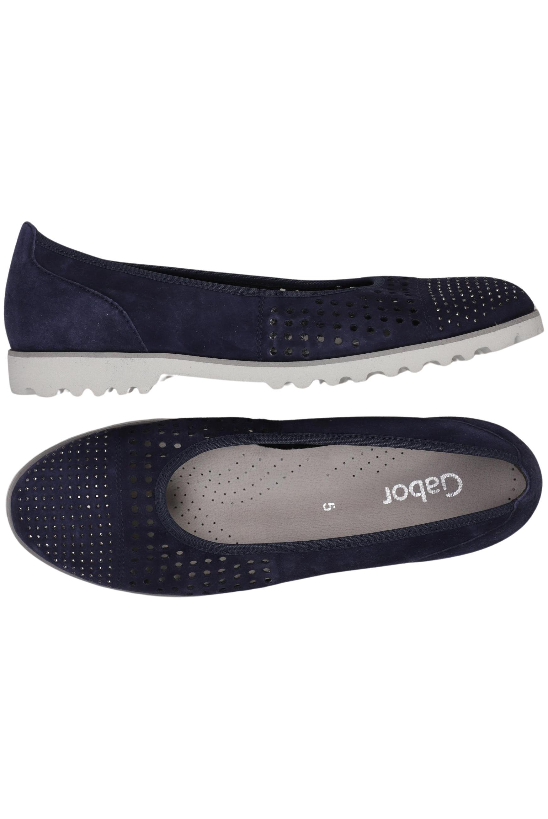 

Gabor Damen Ballerinas, marineblau, Gr. 5