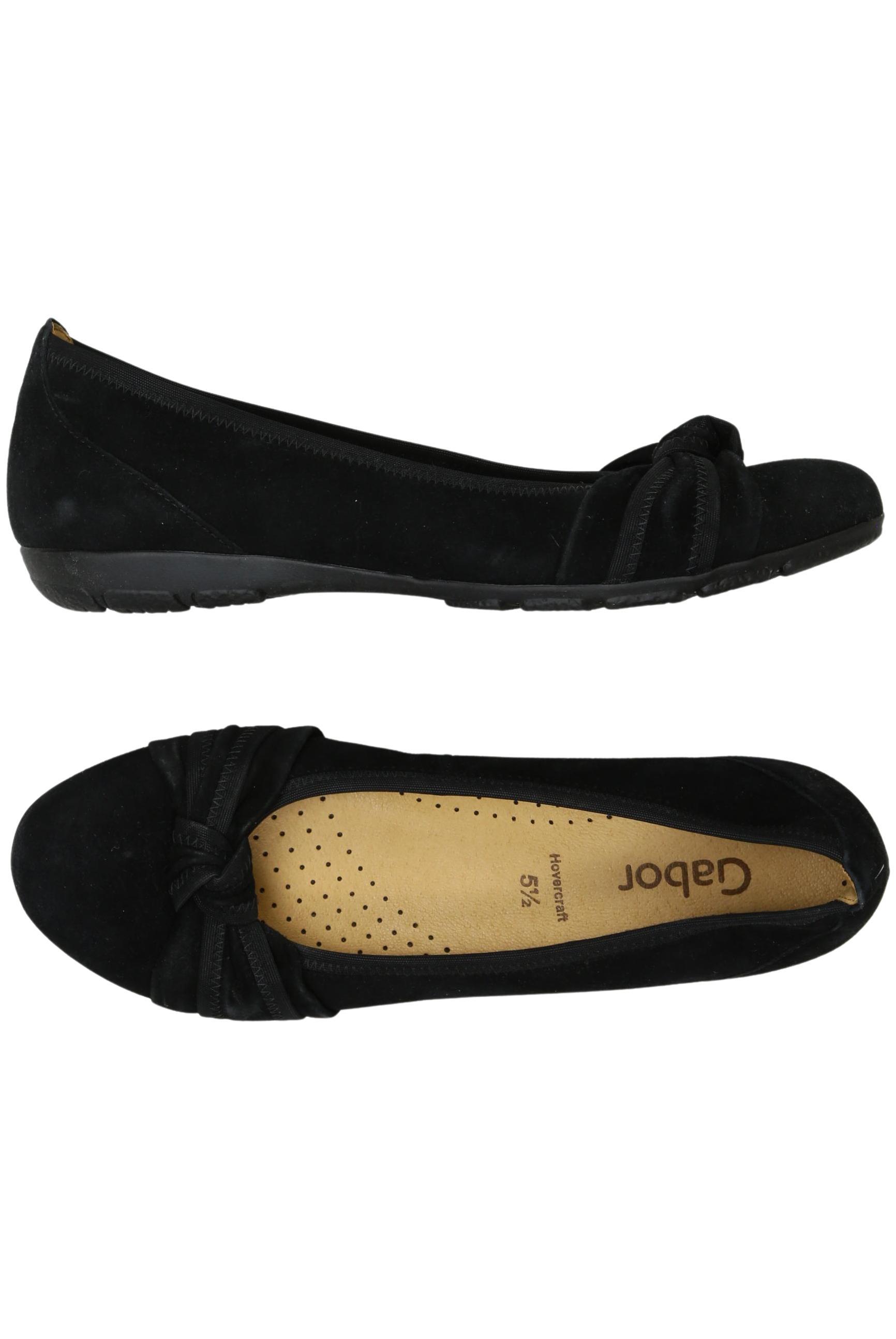 

Gabor Damen Ballerinas, schwarz, Gr. 5.5
