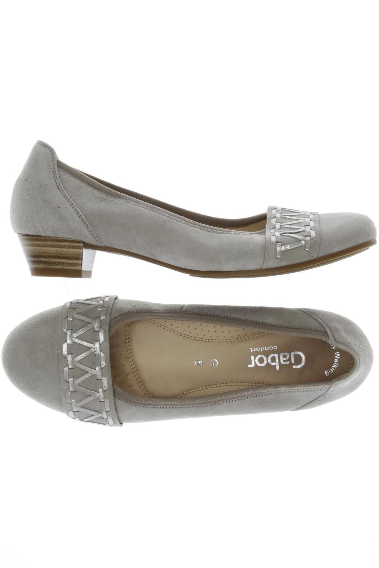 

Gabor Damen Ballerinas, grau, Gr. 5