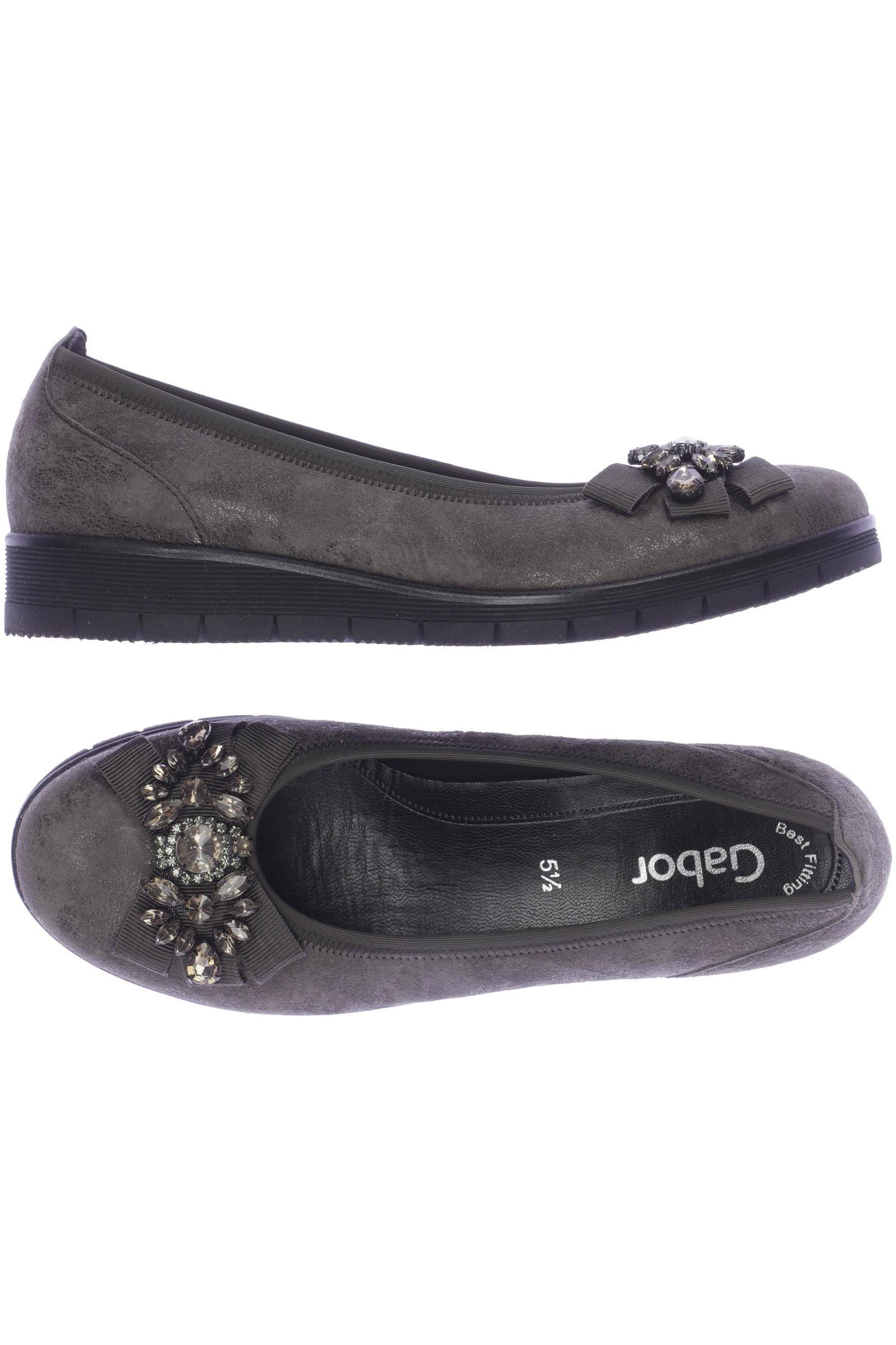 

Gabor Damen Ballerinas, grau, Gr. 5.5