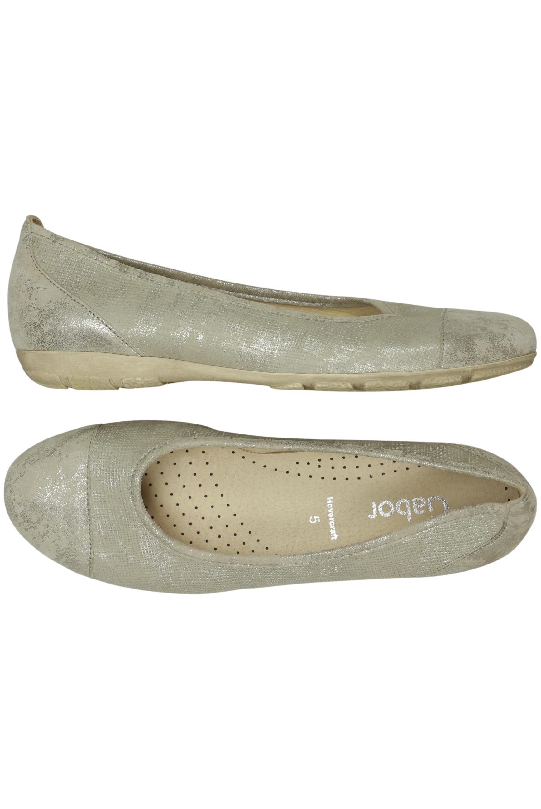 

Gabor Damen Ballerinas, silber, Gr. 5