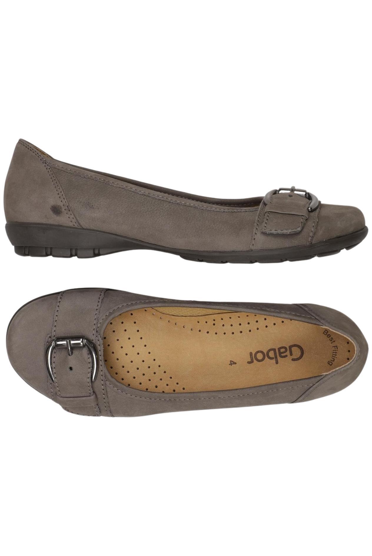 

Gabor Damen Ballerinas, grau, Gr. 4
