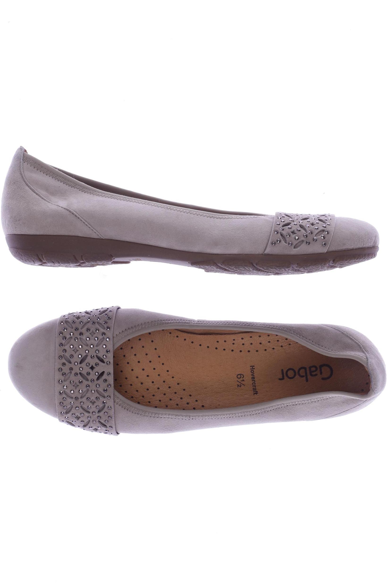 

Gabor Damen Ballerinas, grau, Gr. 6.5