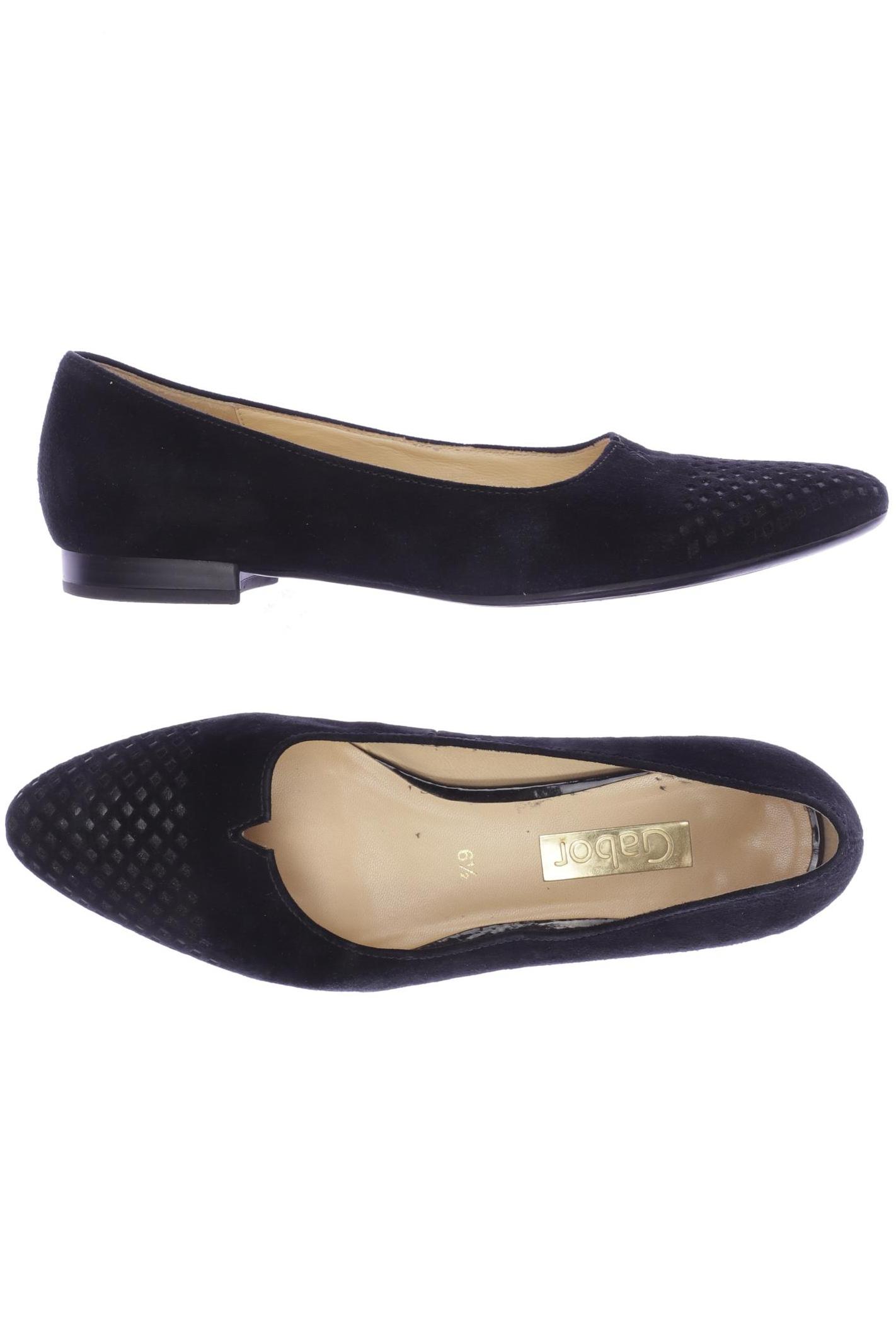 

Gabor Damen Ballerinas, schwarz, Gr. 6.5