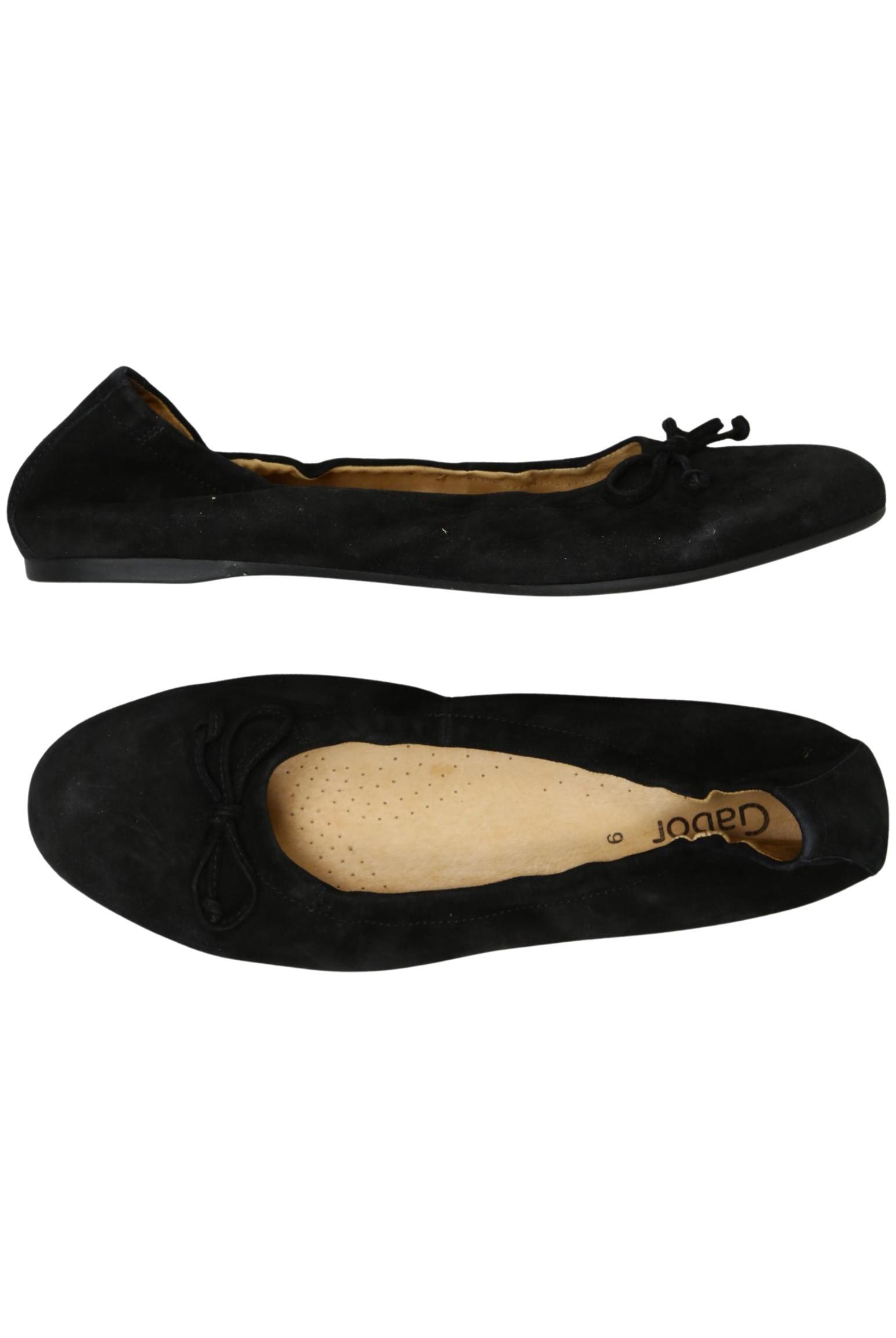 

Gabor Damen Ballerinas, schwarz, Gr. 9