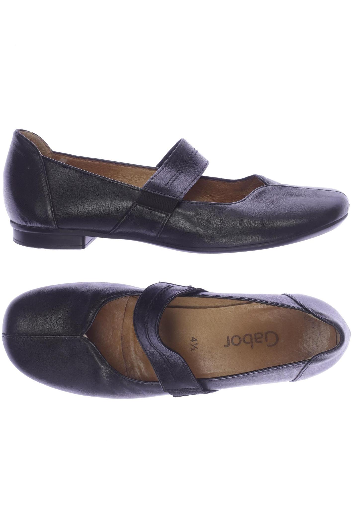 

Gabor Damen Ballerinas, schwarz, Gr. 4.5