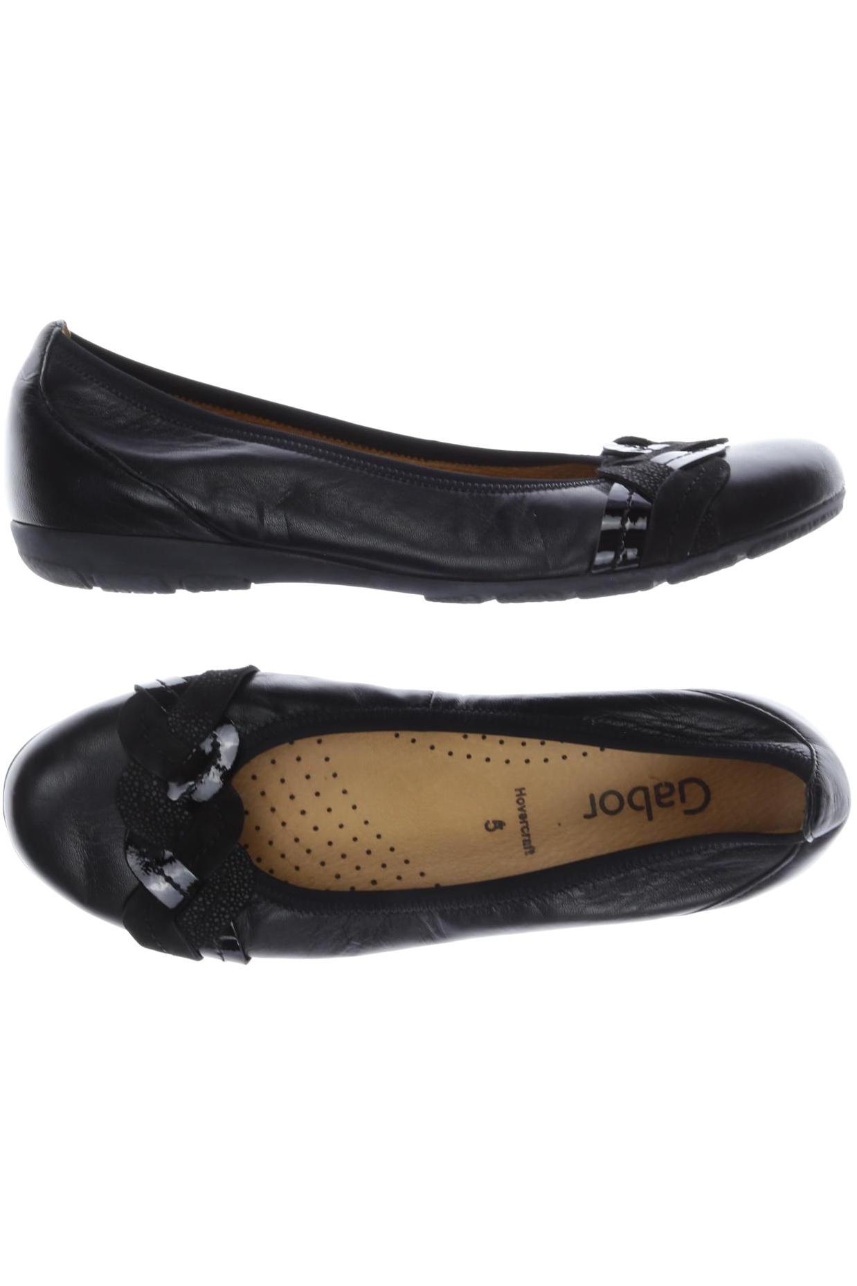 

Gabor Damen Ballerinas, schwarz, Gr. 5