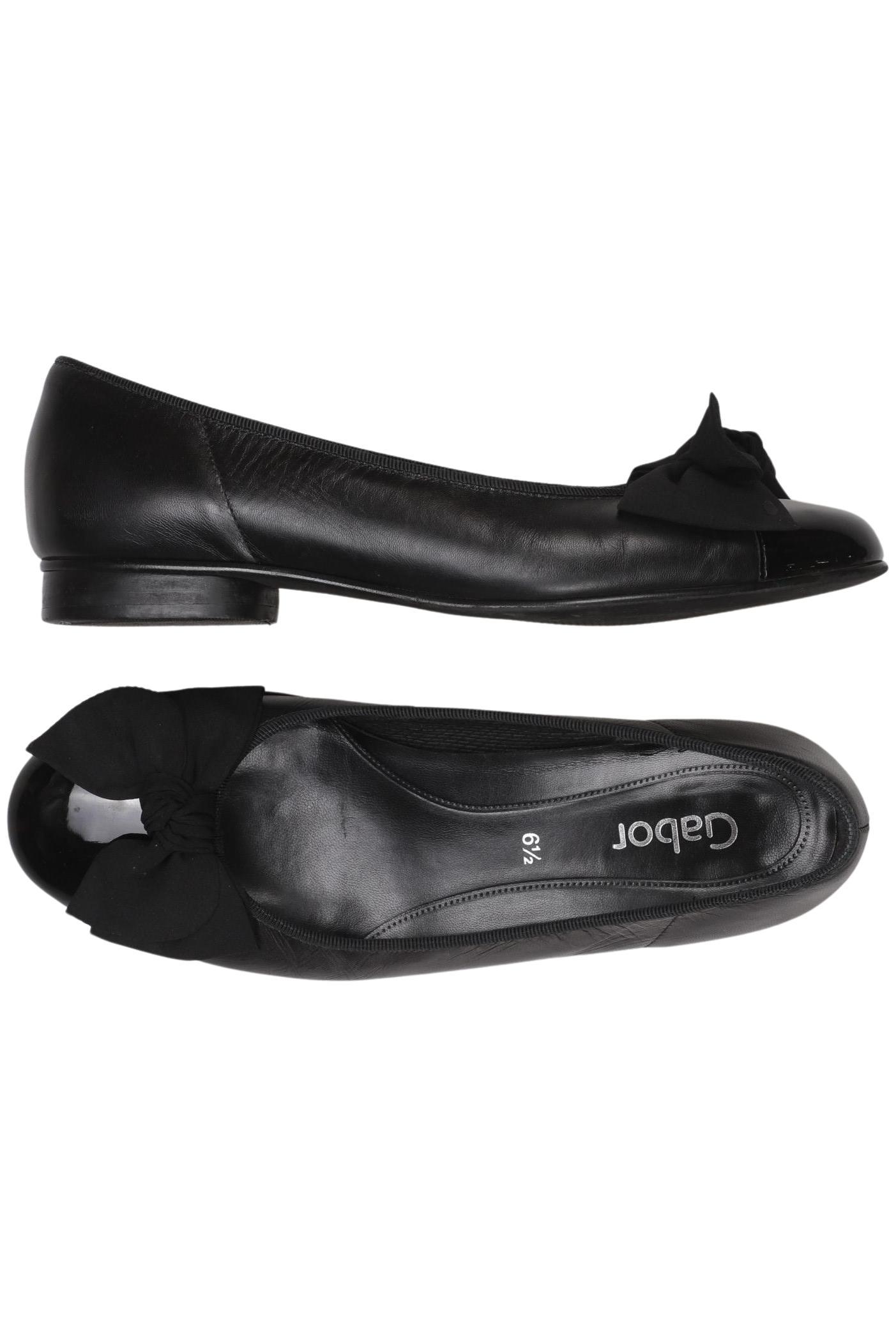 

Gabor Damen Ballerinas, schwarz, Gr. 6.5