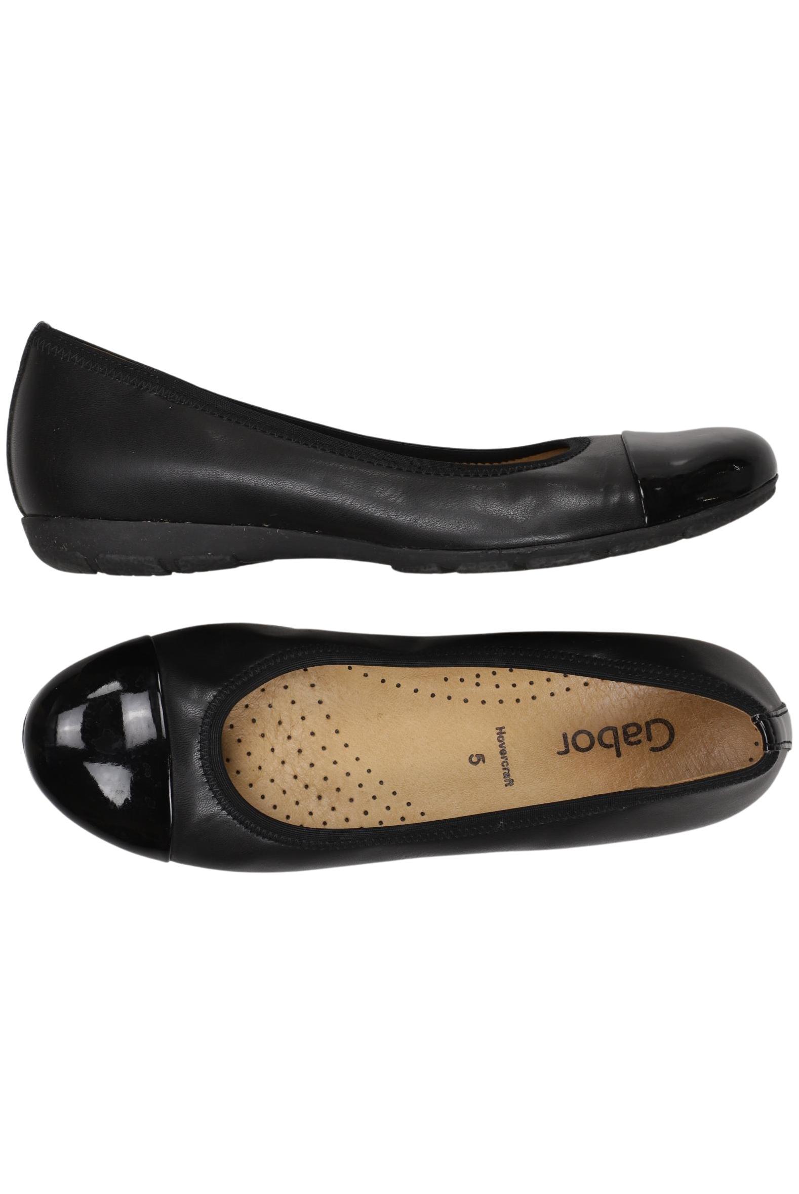 

Gabor Damen Ballerinas, schwarz, Gr. 5