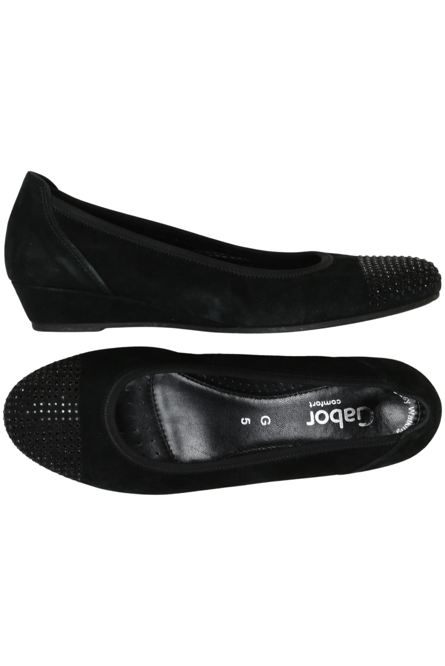 

Gabor Damen Ballerinas, schwarz, Gr. 5