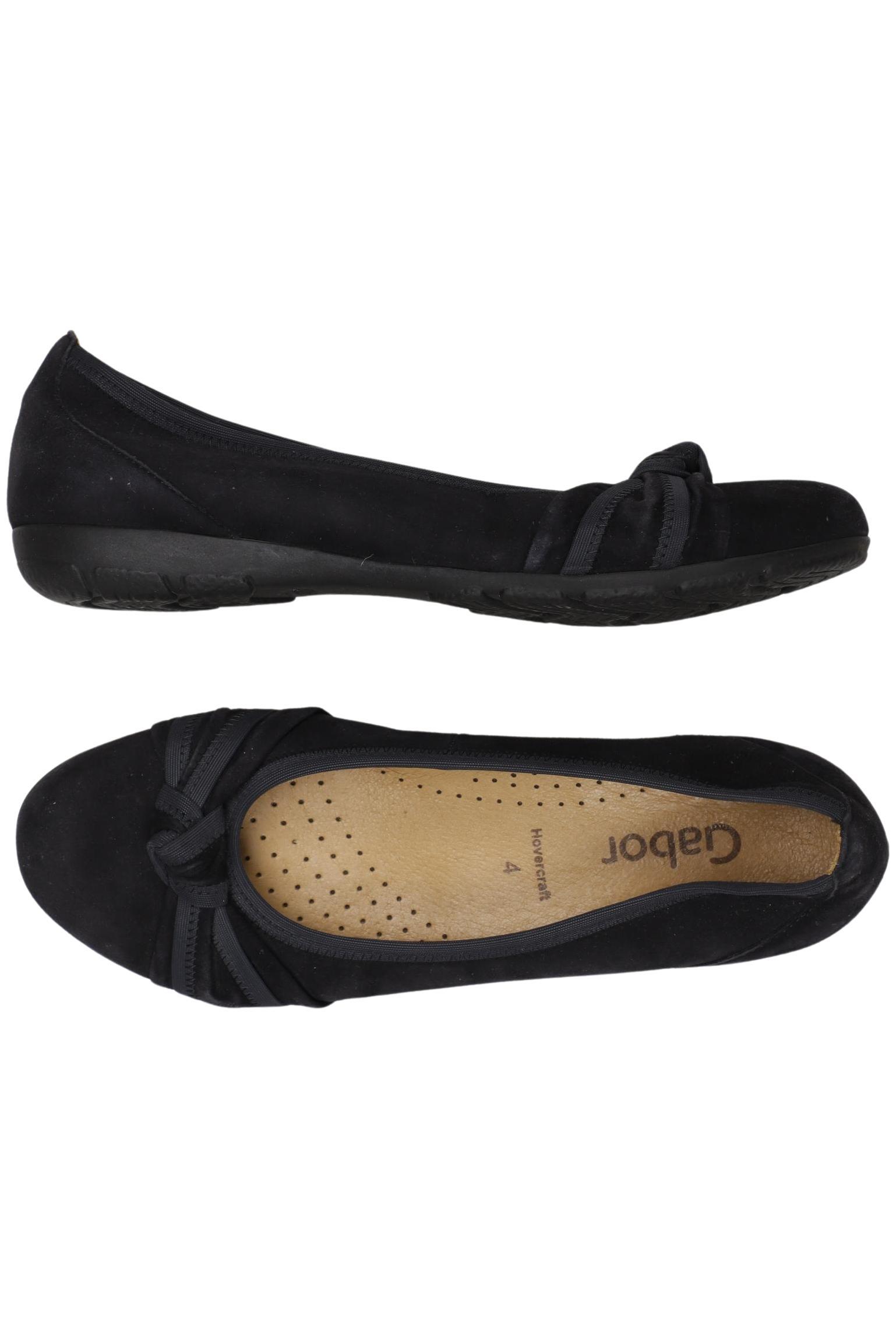 

Gabor Damen Ballerinas, schwarz, Gr. 4