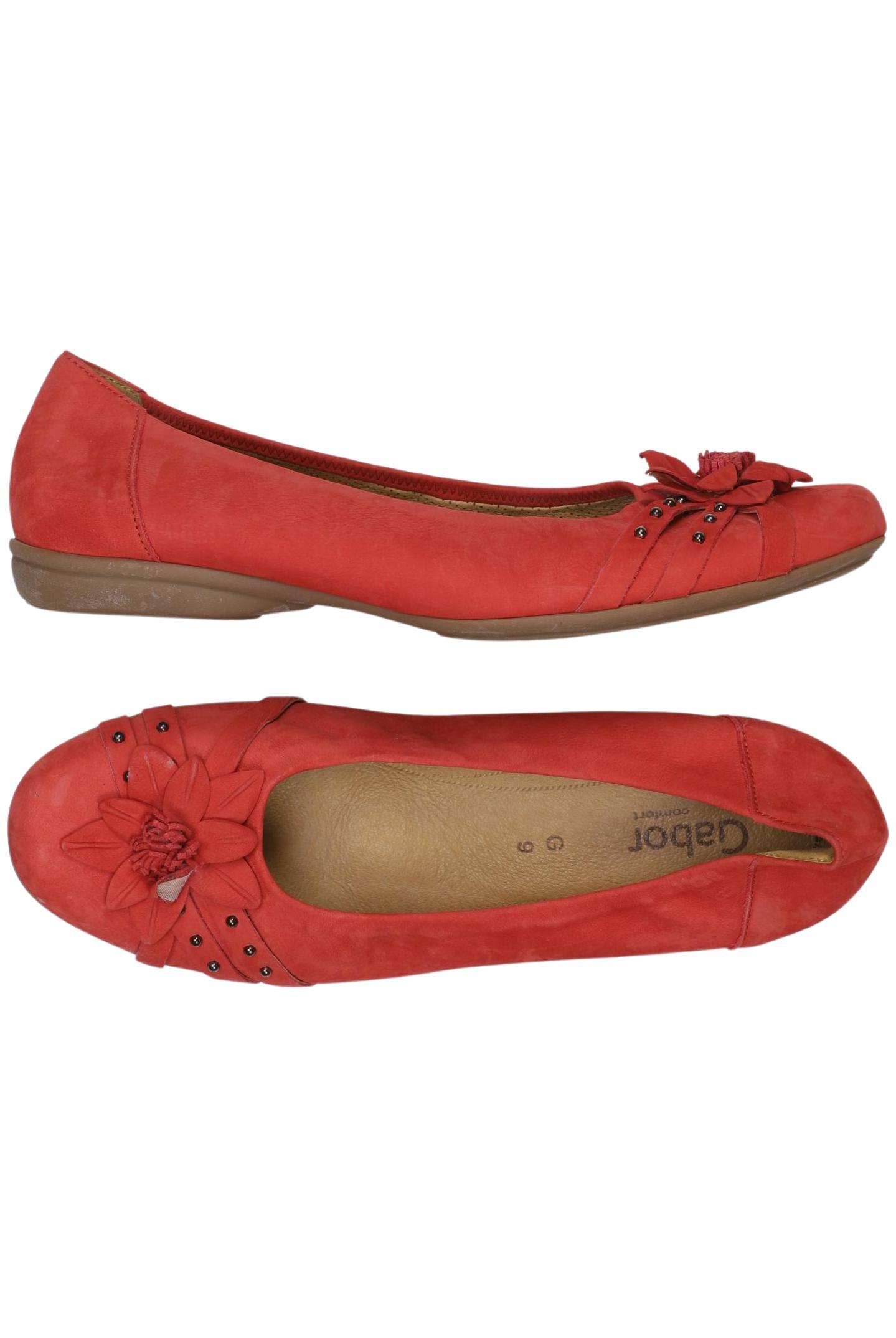 

Gabor Damen Ballerinas, rot, Gr. 9