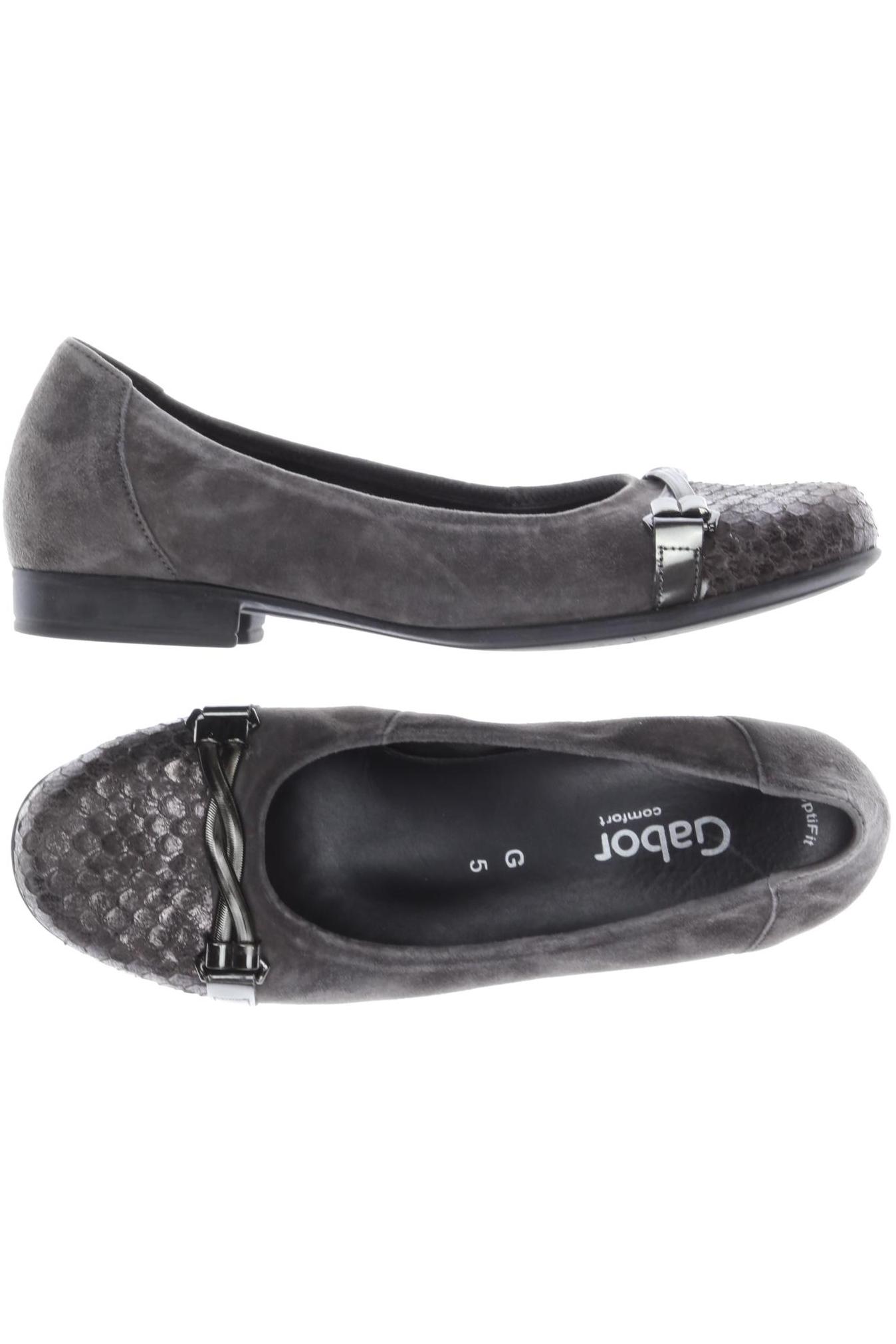 

Gabor Damen Ballerinas, grau, Gr. 5