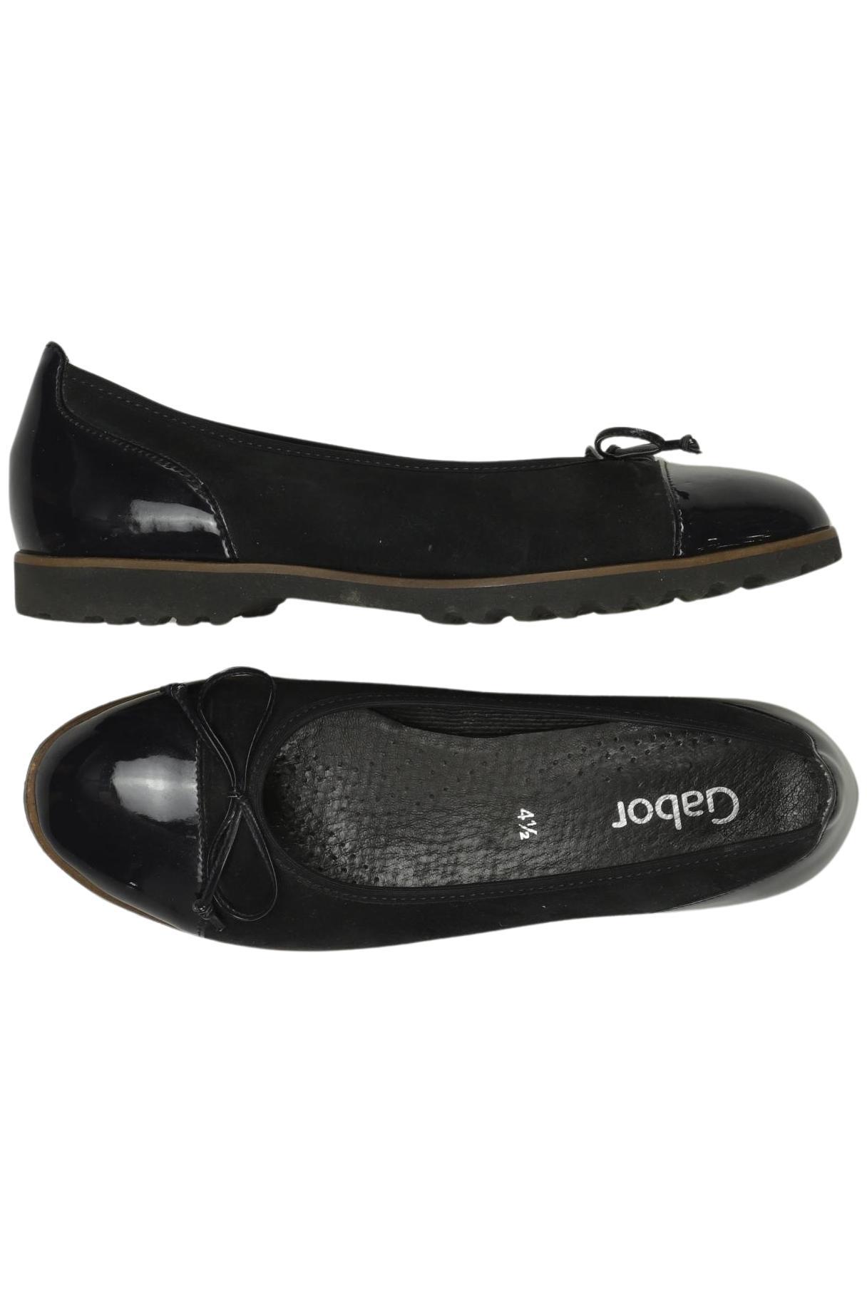 

Gabor Damen Ballerinas, schwarz, Gr. 4.5