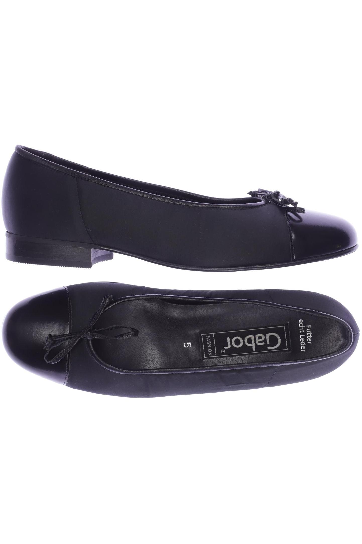 

Gabor Damen Ballerinas, schwarz, Gr. 5