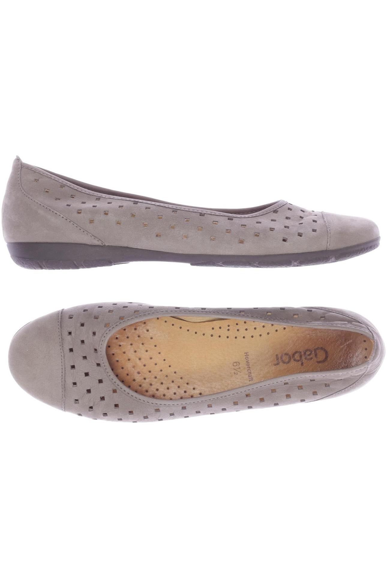 

Gabor Damen Ballerinas, grau, Gr. 6.5