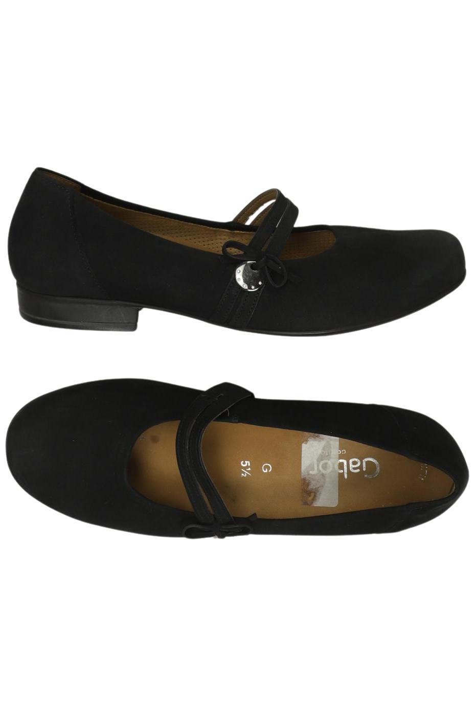 

Gabor Damen Ballerinas, schwarz, Gr. 5.5