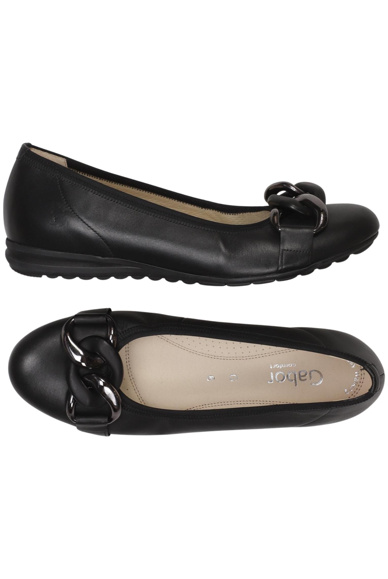 

Gabor Damen Ballerinas, schwarz, Gr. 6