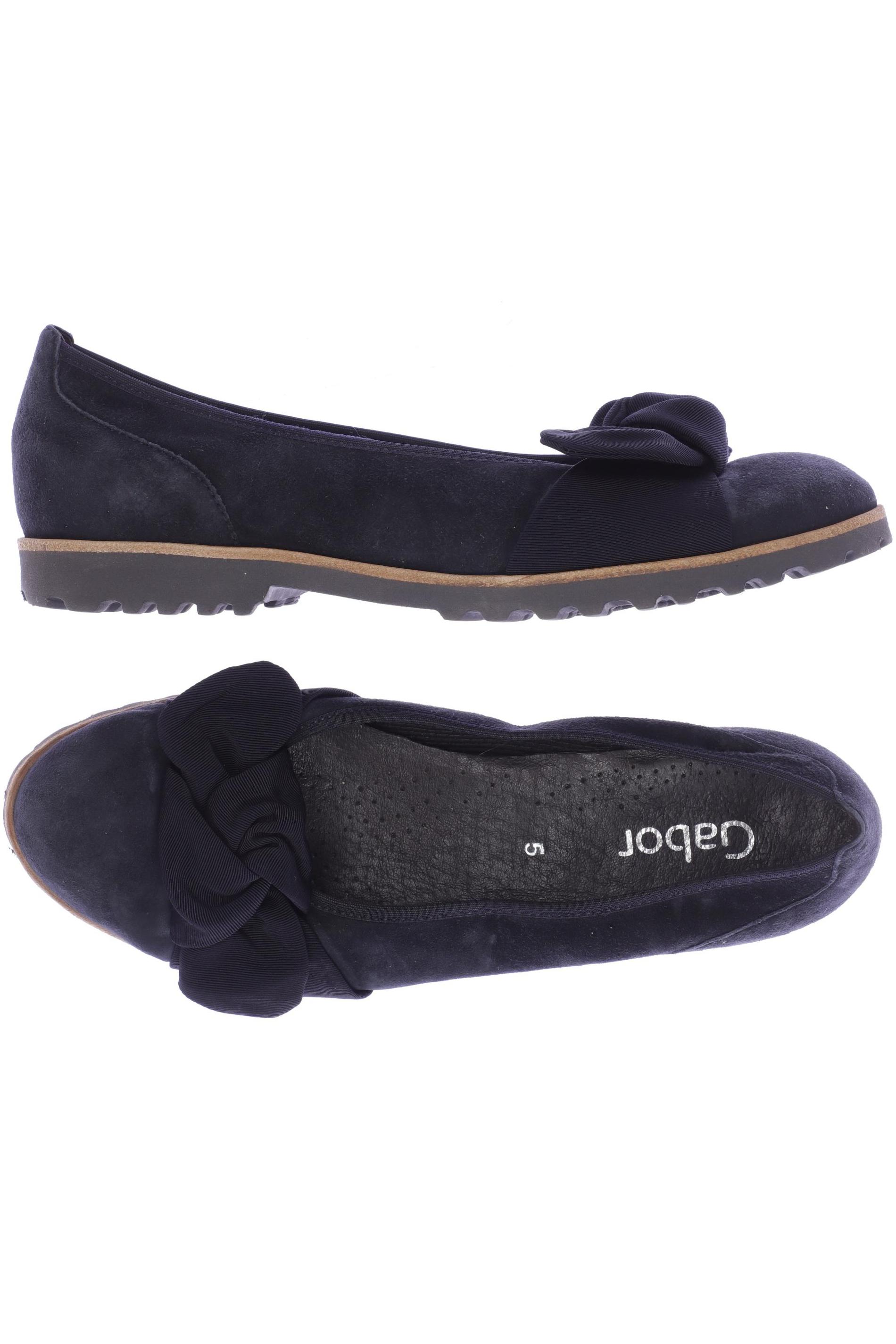 

Gabor Damen Ballerinas, marineblau, Gr. 5