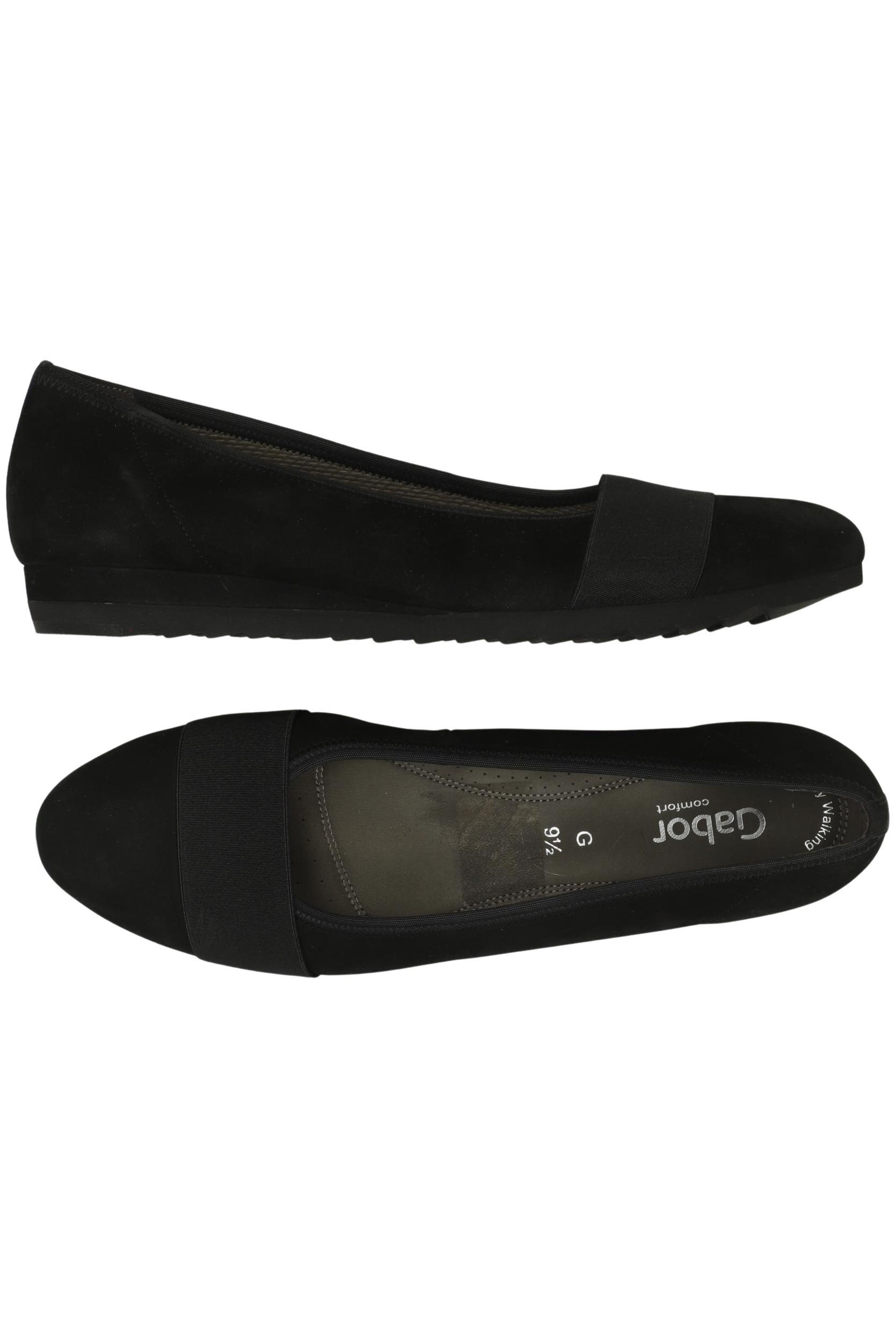 

Gabor Damen Ballerinas, schwarz, Gr. 9.5