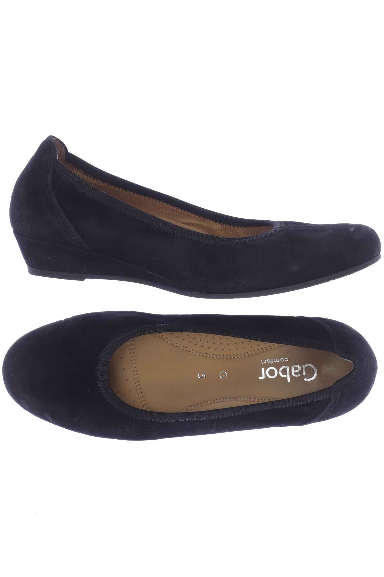 

Gabor Damen Ballerinas, schwarz, Gr. 5