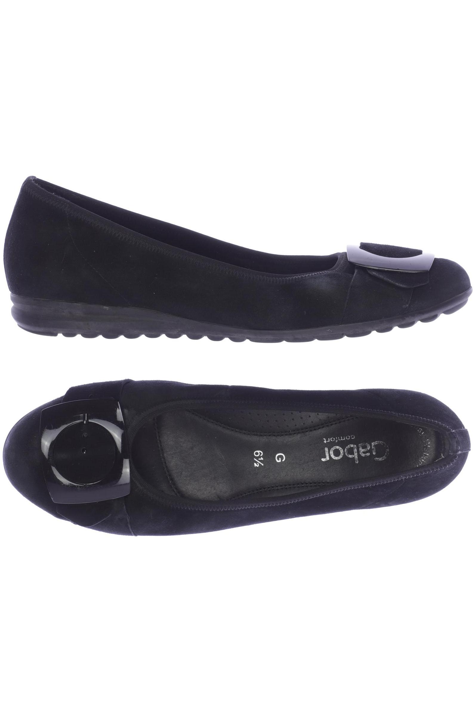 

Gabor Damen Ballerinas, schwarz, Gr. 6.5