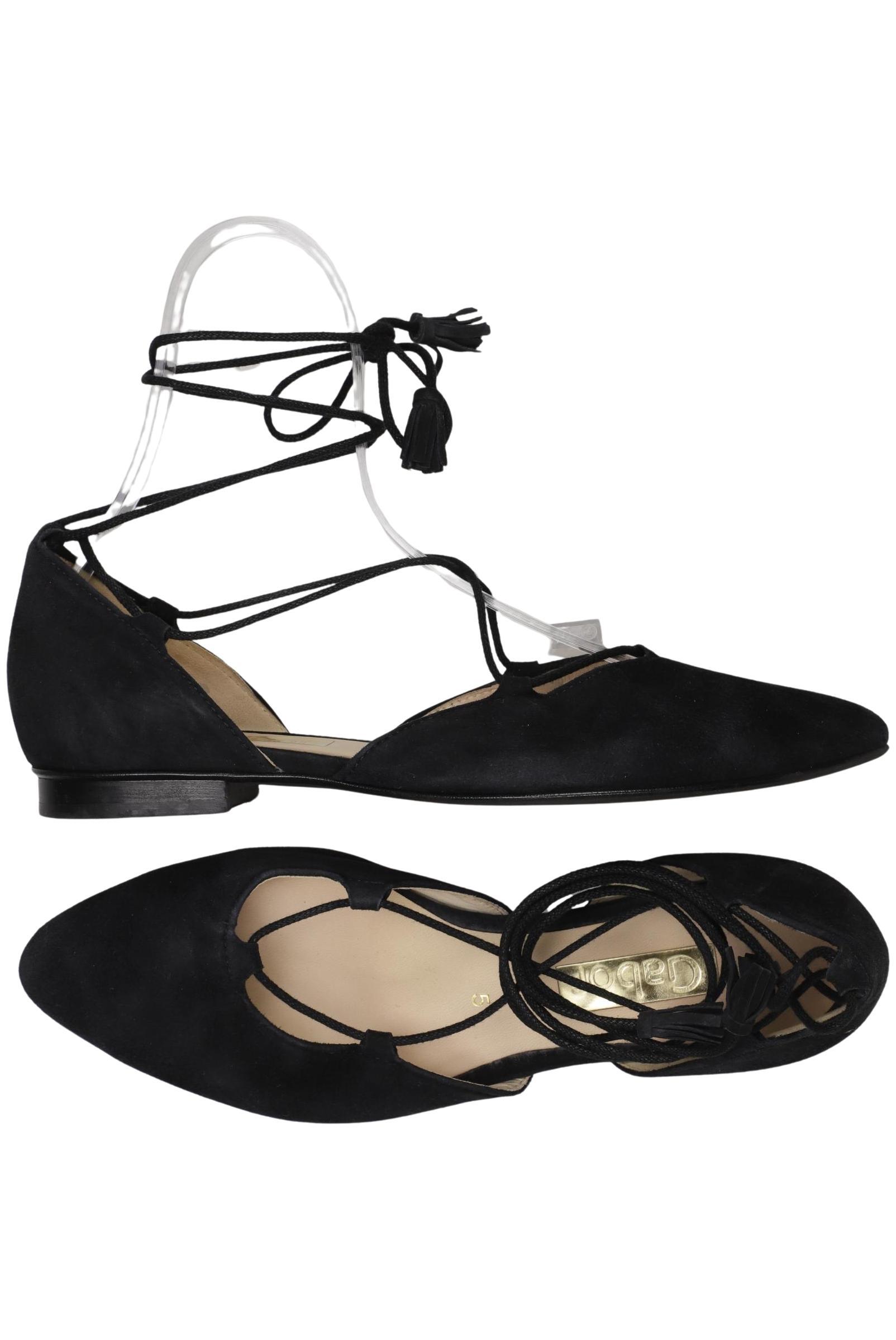 

Gabor Damen Ballerinas, schwarz, Gr. 5