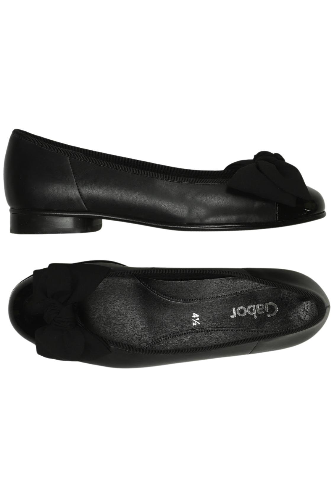 

Gabor Damen Ballerinas, schwarz, Gr. 4.5