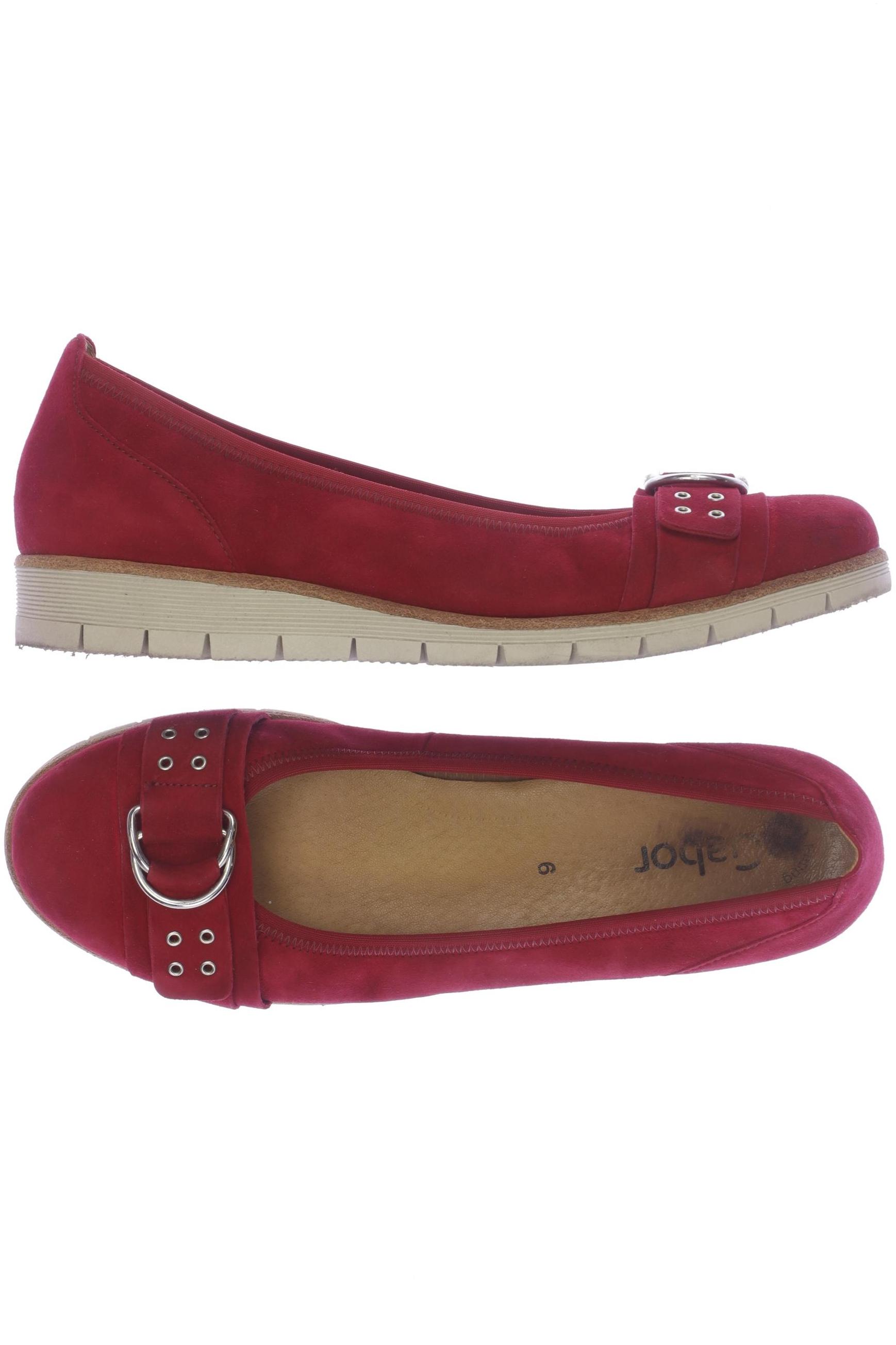 

Gabor Damen Ballerinas, rot, Gr. 6