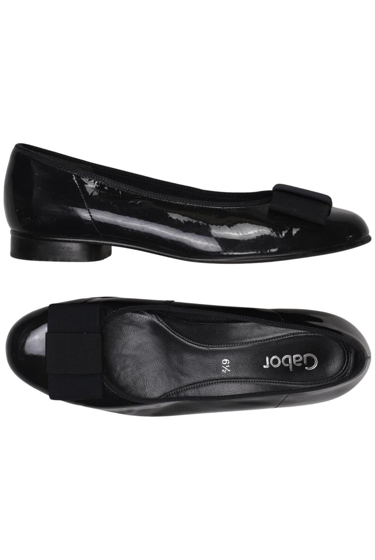 

Gabor Damen Ballerinas, schwarz, Gr. 6.5