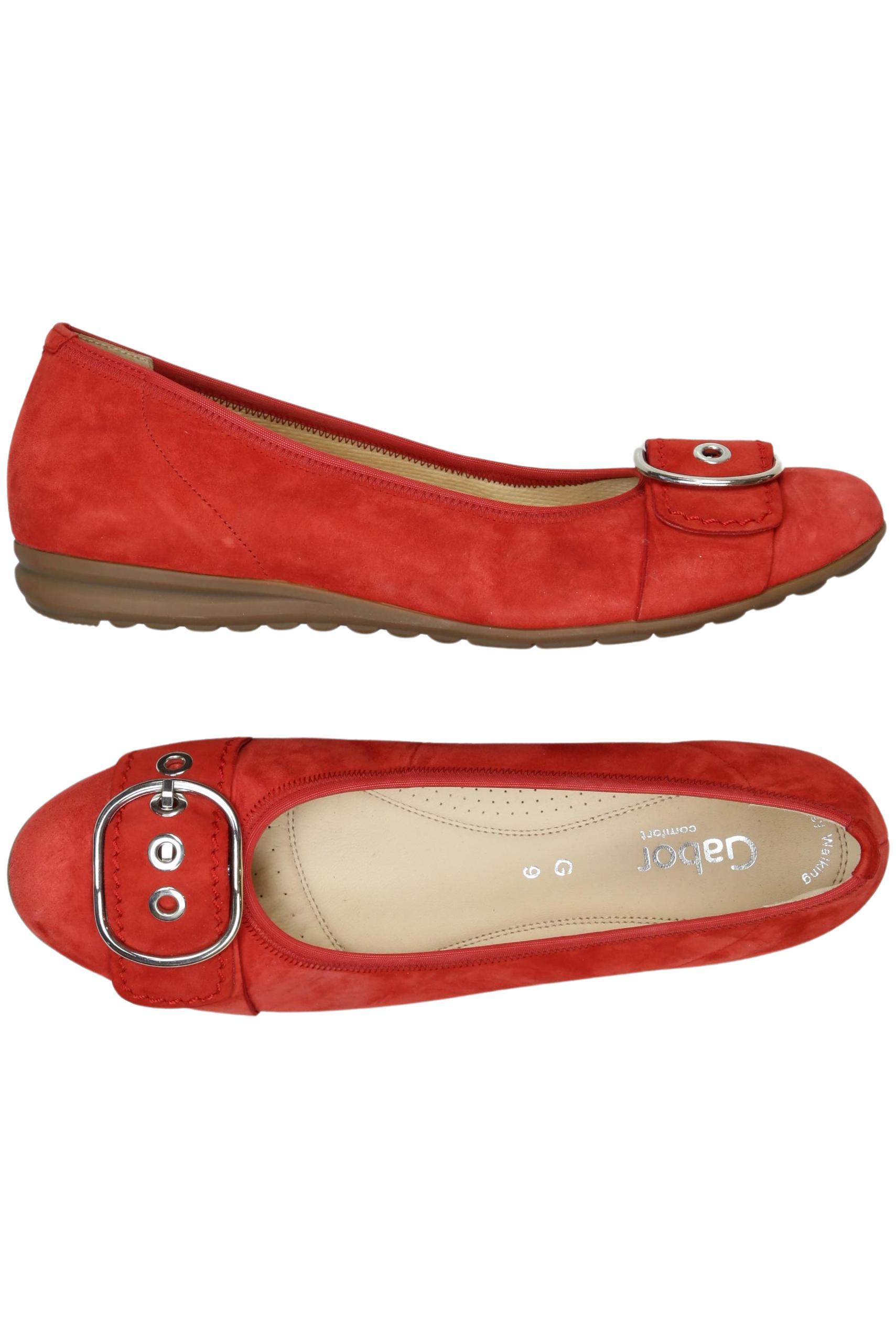 

Gabor Damen Ballerinas, rot, Gr. 9