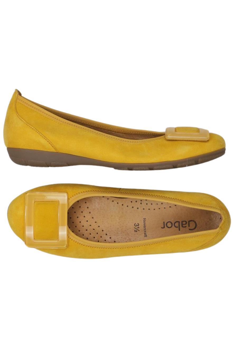 

Gabor Damen Ballerinas, gelb, Gr. 3.5