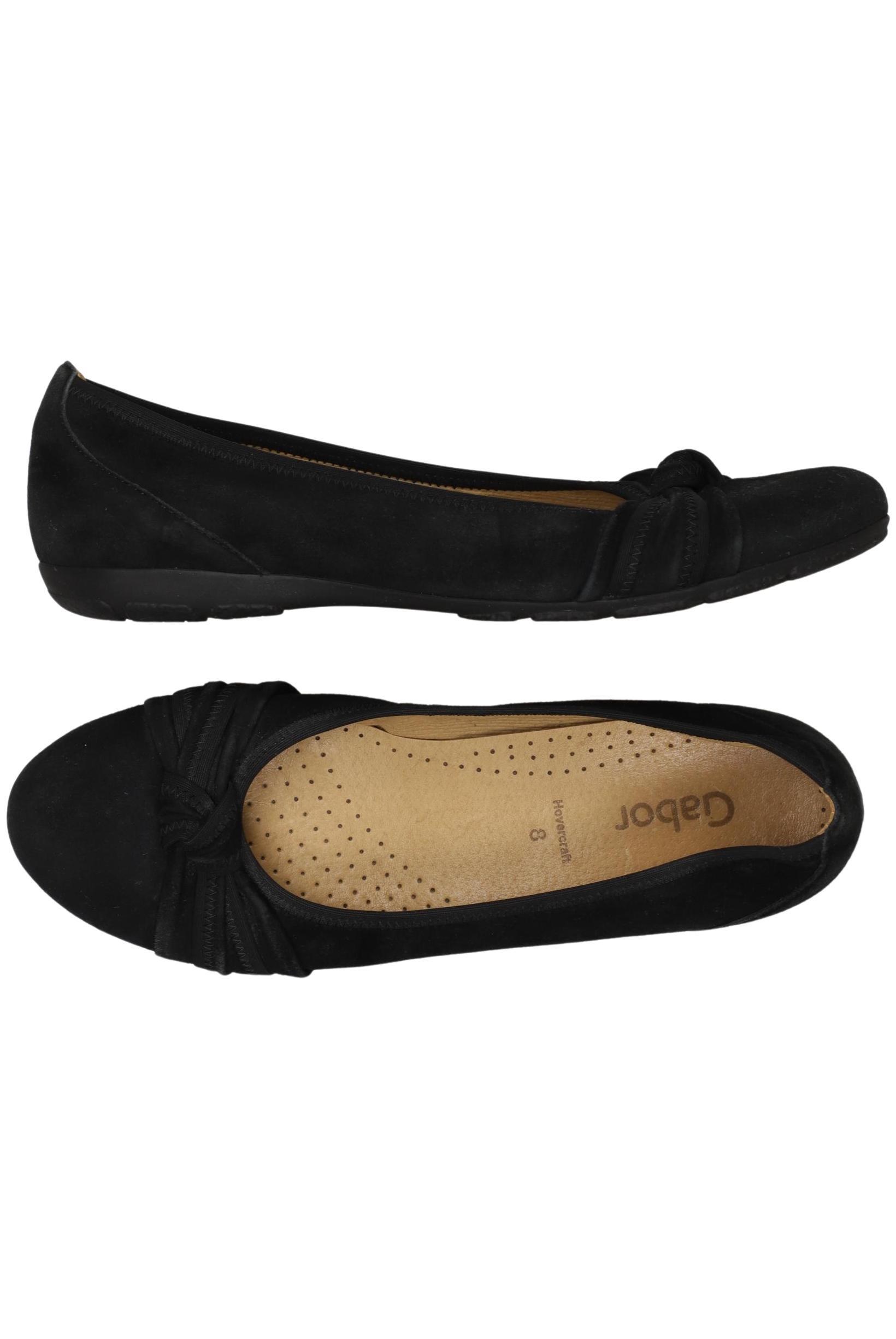 

Gabor Damen Ballerinas, schwarz, Gr. 7.5
