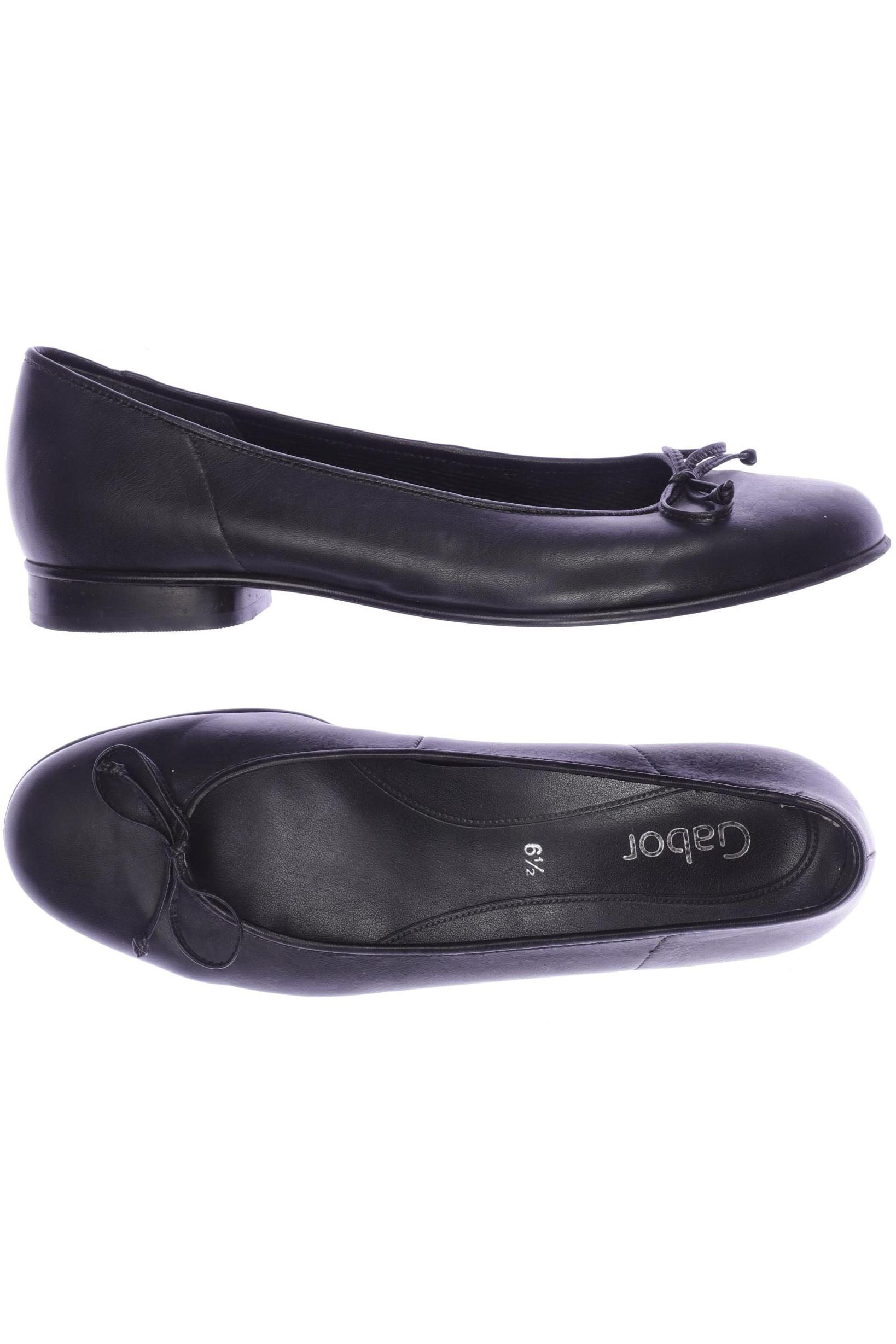 

Gabor Damen Ballerinas, schwarz, Gr. 6.5