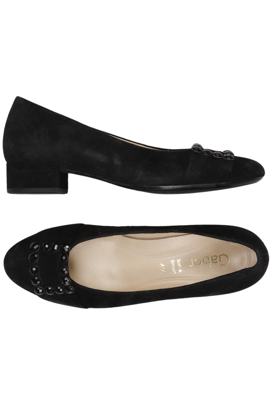 

Gabor Damen Ballerinas, schwarz, Gr. 4.5
