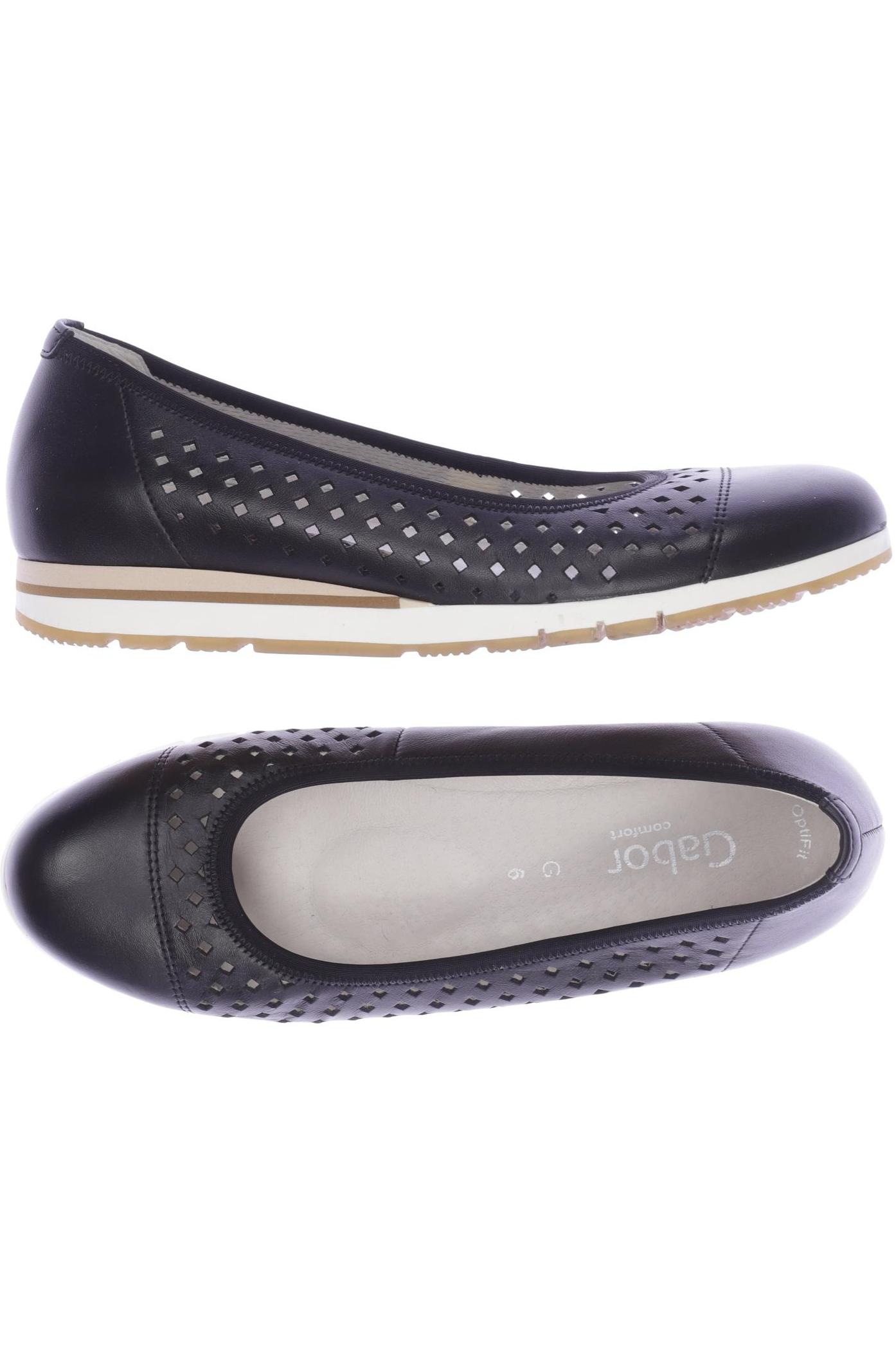 

Gabor Damen Ballerinas, schwarz, Gr. 6