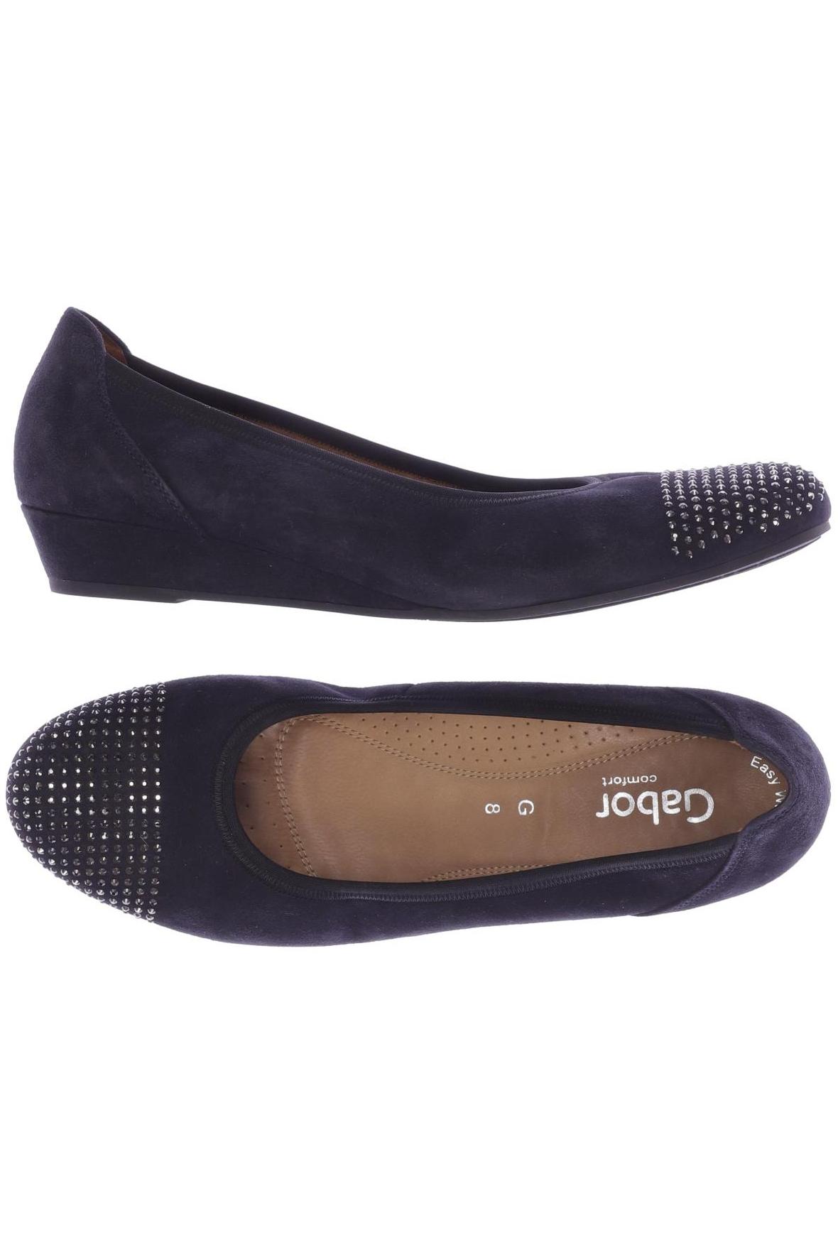 

Gabor Damen Ballerinas, marineblau, Gr. 8
