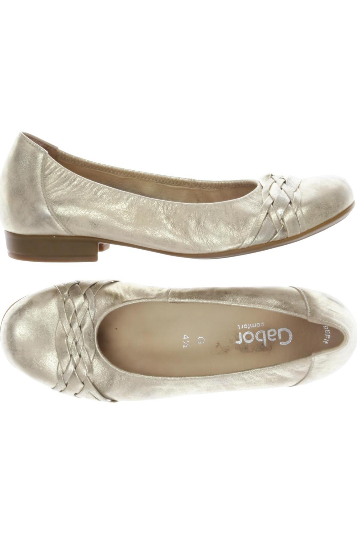 

Gabor Damen Ballerinas, gold, Gr. 4.5