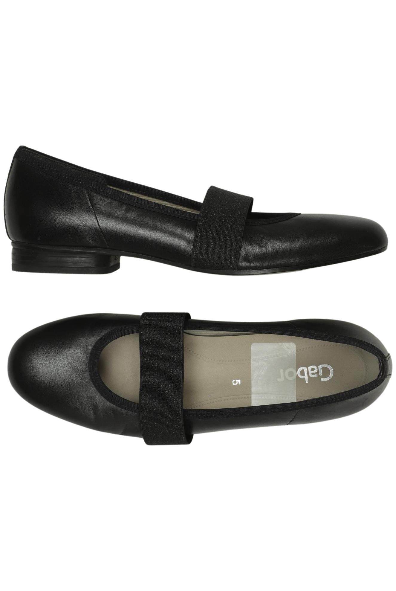 

Gabor Damen Ballerinas, schwarz, Gr. 5
